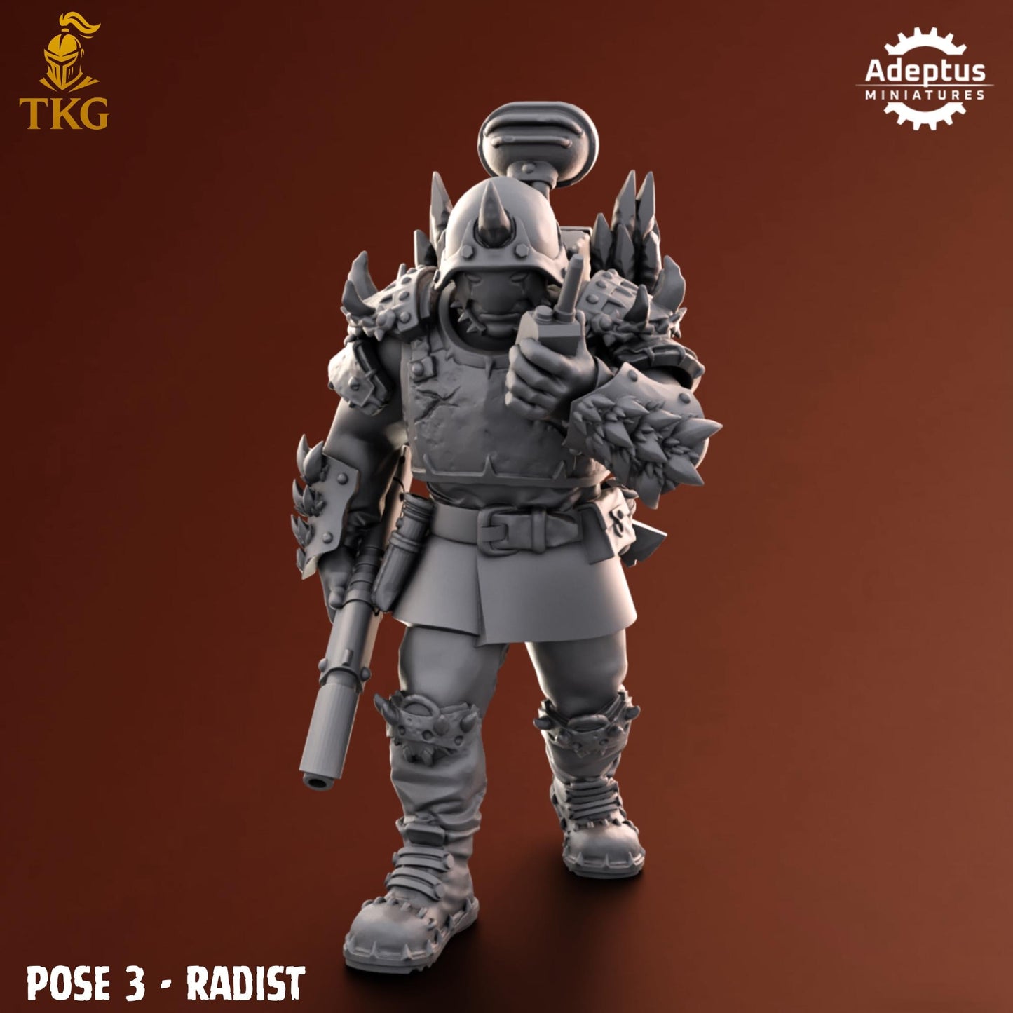 Twisted Horde Command Squad by Adeptus Miniatures | 3D printed Tabletop Miniatures