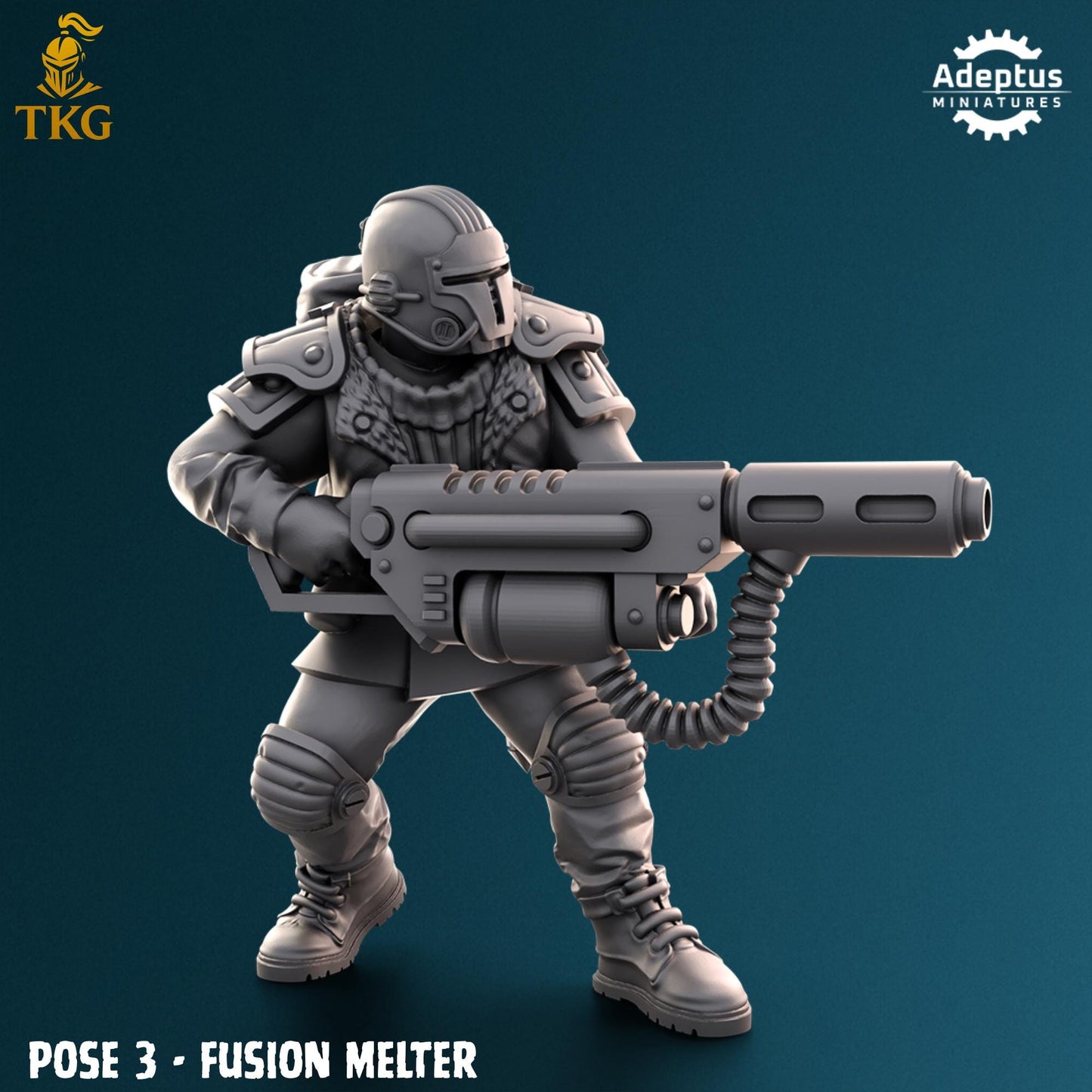 Winterline Forces Special Weapons Team by Adeptus Miniatures | 3D printed Tabletop Miniatures