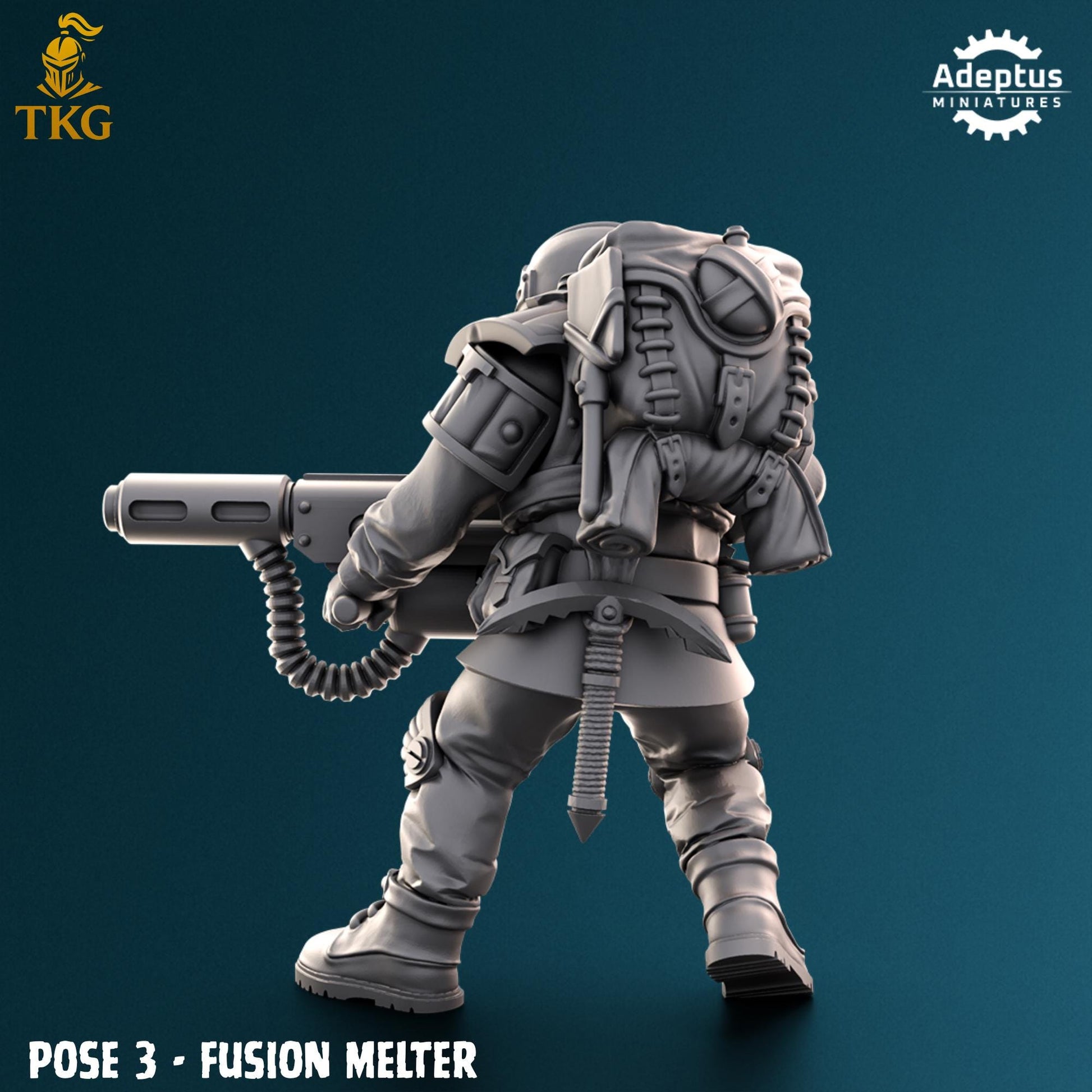 Winterline Forces Special Weapons Team by Adeptus Miniatures | 3D printed Tabletop Miniatures