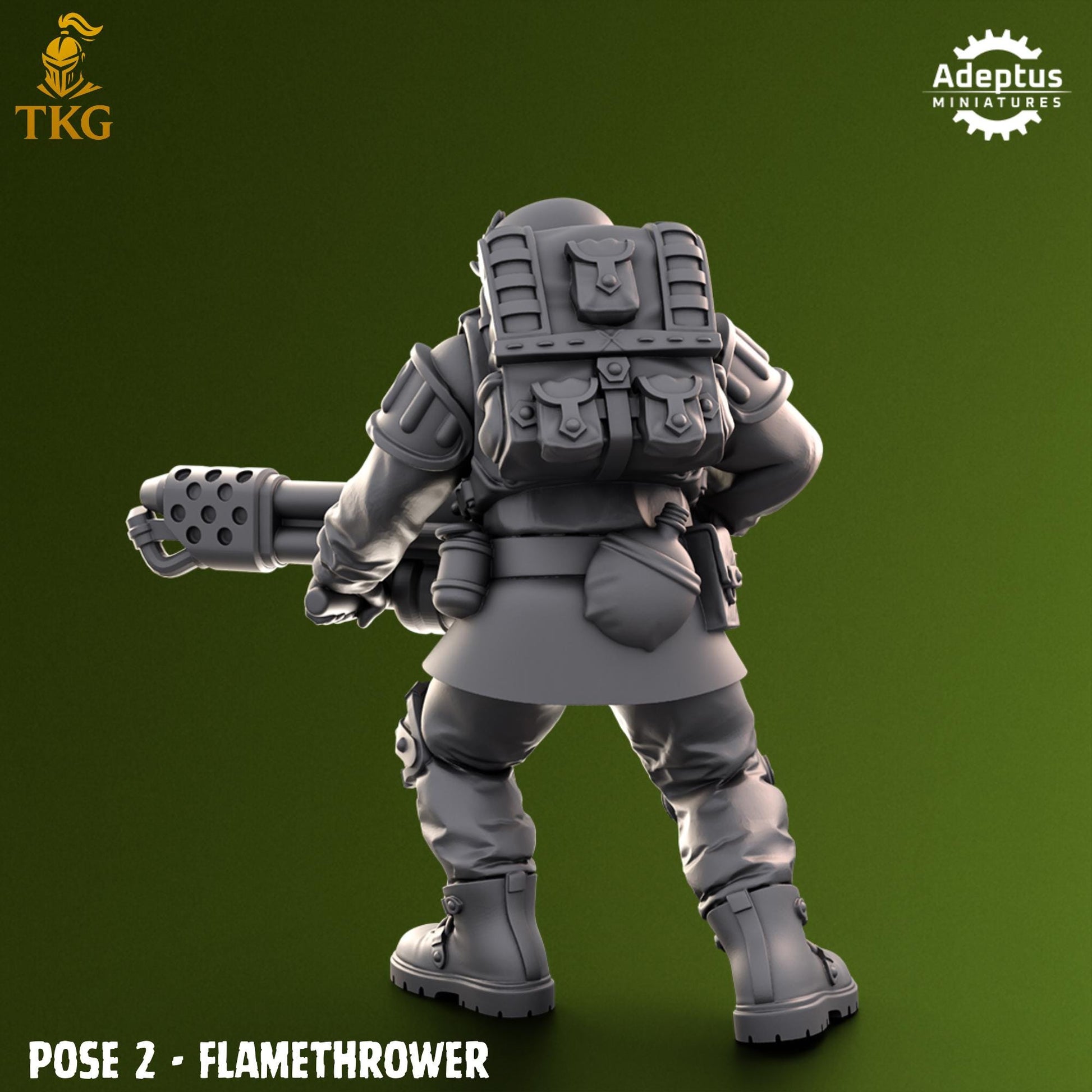 Shellcord Troopers Special Weapons Team by Adeptus Miniatures | 3D printed Tabletop Miniatures