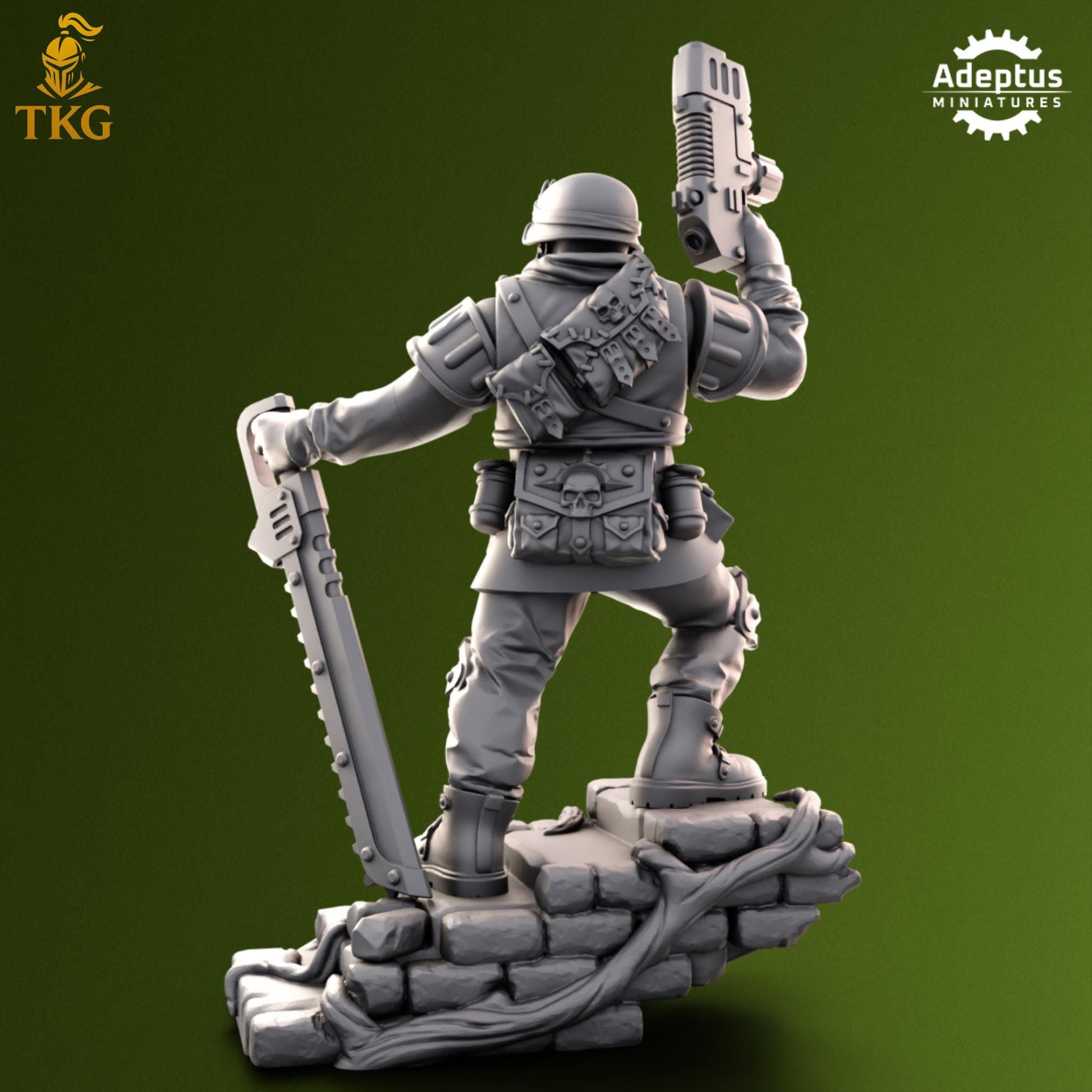 Shellcord Troopers Commander by Adeptus Miniatures | 3D printed Tabletop Miniatures