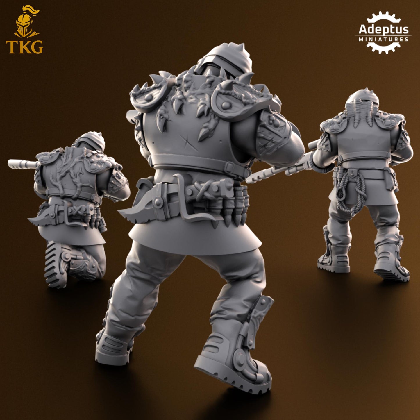 Sporeblight Regiment Snipers by Adeptus Miniatures | 3D printed Tabletop Miniatures