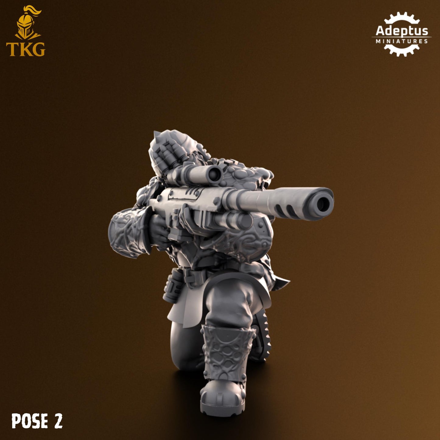 Sporeblight Regiment Snipers by Adeptus Miniatures | 3D printed Tabletop Miniatures