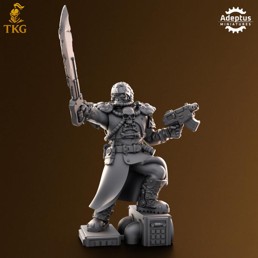 Sporeblight Regiment Commander by Adeptus Miniatures | 3D printed Tabletop Miniatures