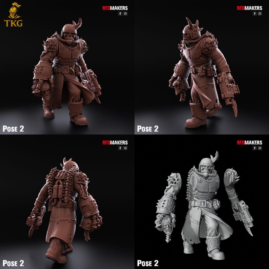 The Butcher's Tribe Kill Squad by RedMakers | 3D Printed Tabletop Miniatures