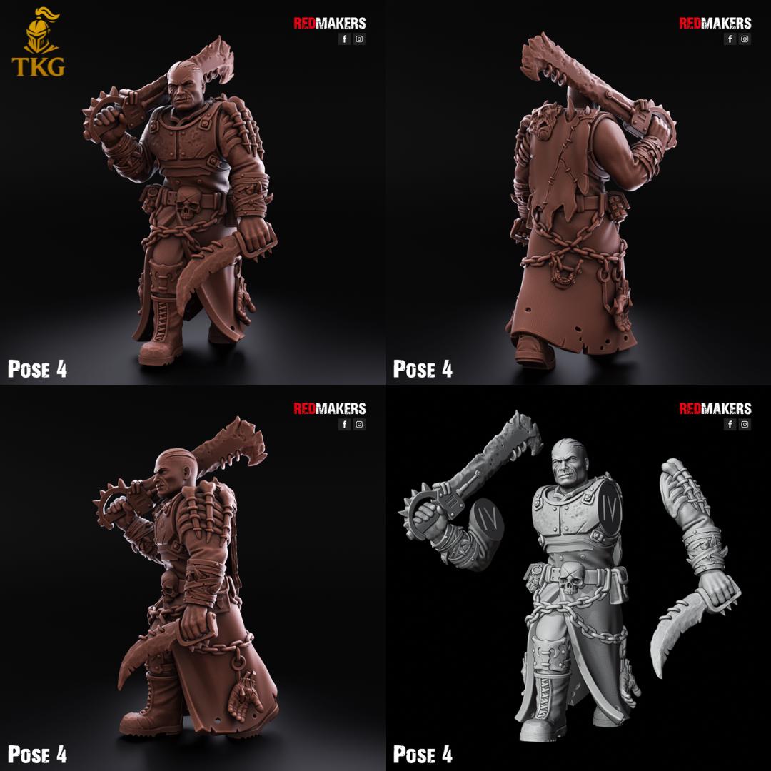 The Butcher's Tribe Kill Squad by RedMakers | 3D Printed Tabletop Miniatures