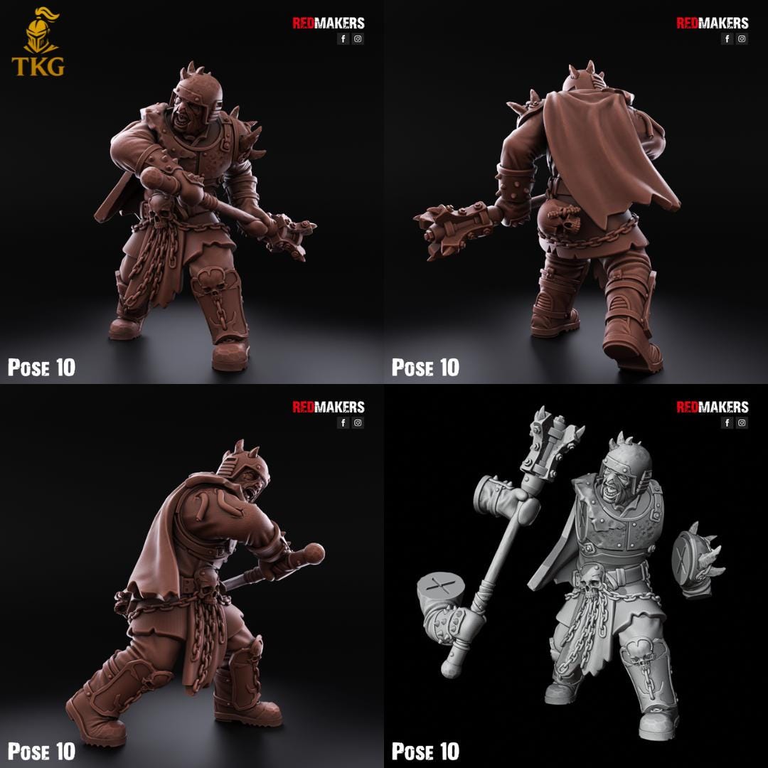 The Butcher's Tribe Kill Squad by RedMakers | 3D Printed Tabletop Miniatures