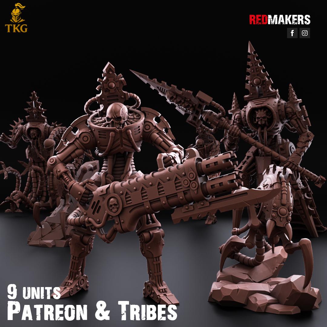 Obsidian Conclave Kill Squad by RedMakers | 3D Printed Tabletop Miniatures