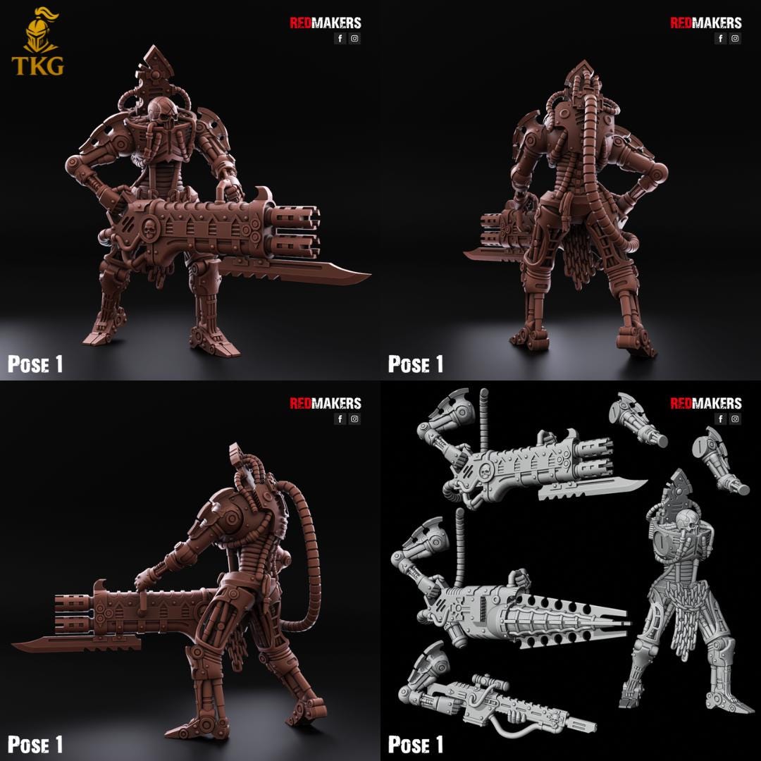 Obsidian Conclave Kill Squad by RedMakers | 3D Printed Tabletop Miniatures