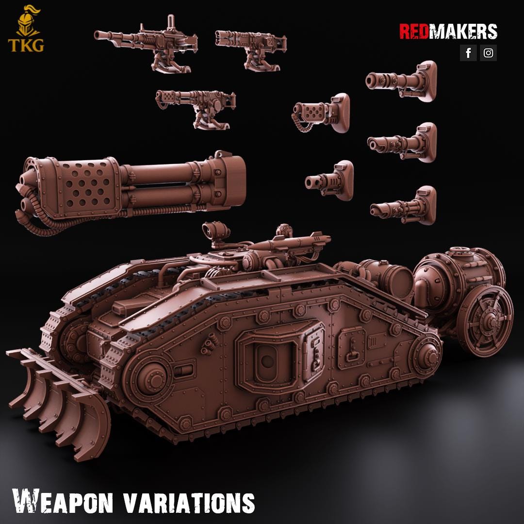 Firestorm, Solar Heavy Tank— Imperial Force by Redmakers | 3D Printed Tabletop Miniatures