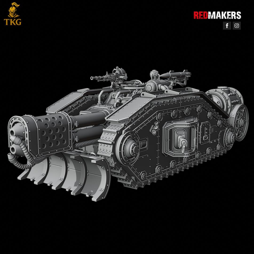 Firestorm, Solar Heavy Tank— Imperial Force by Redmakers | 3D Printed Tabletop Miniatures