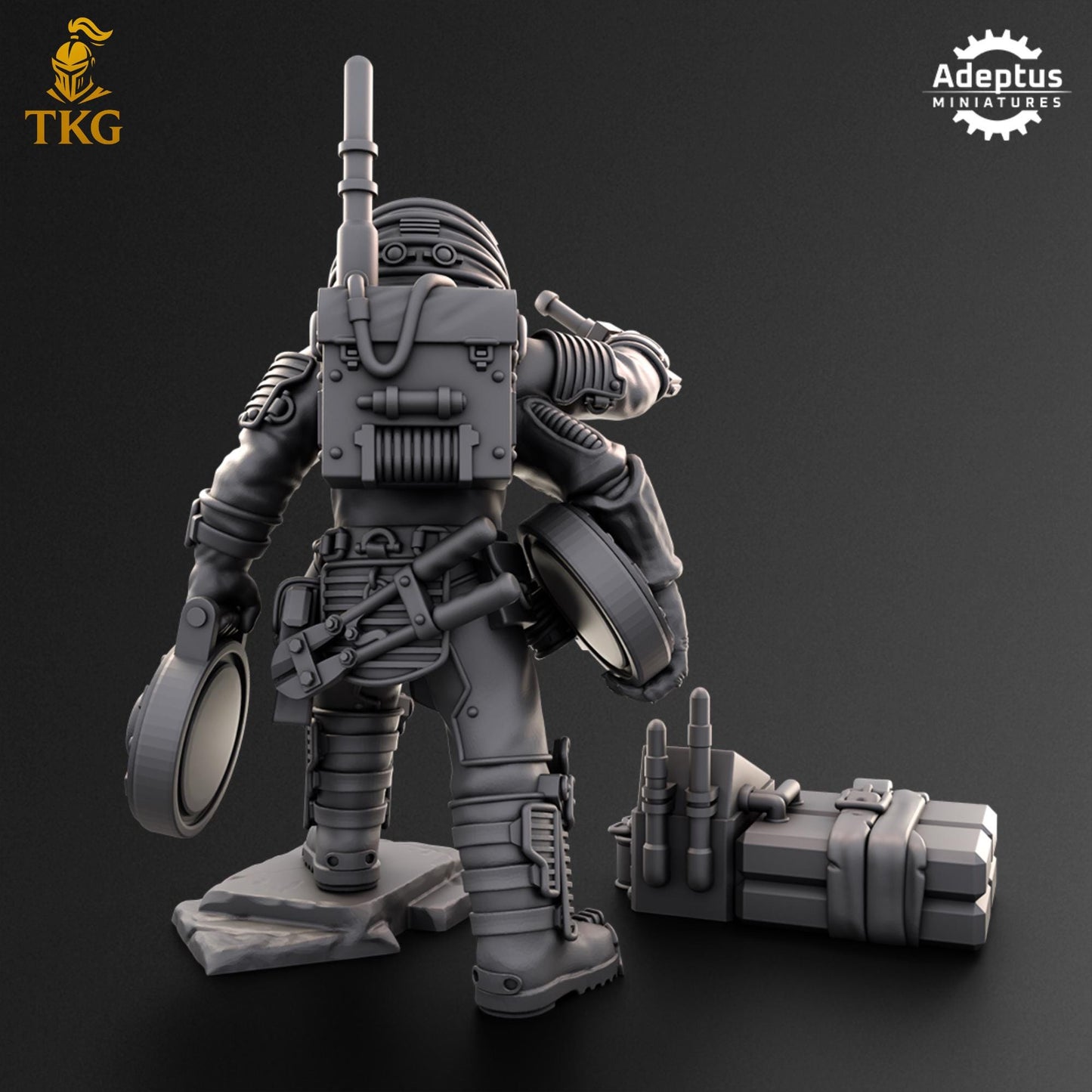 Breach Sapper - The Hiveborne by Adeptus Miniatures | 3D printed Tabletop Miniatures