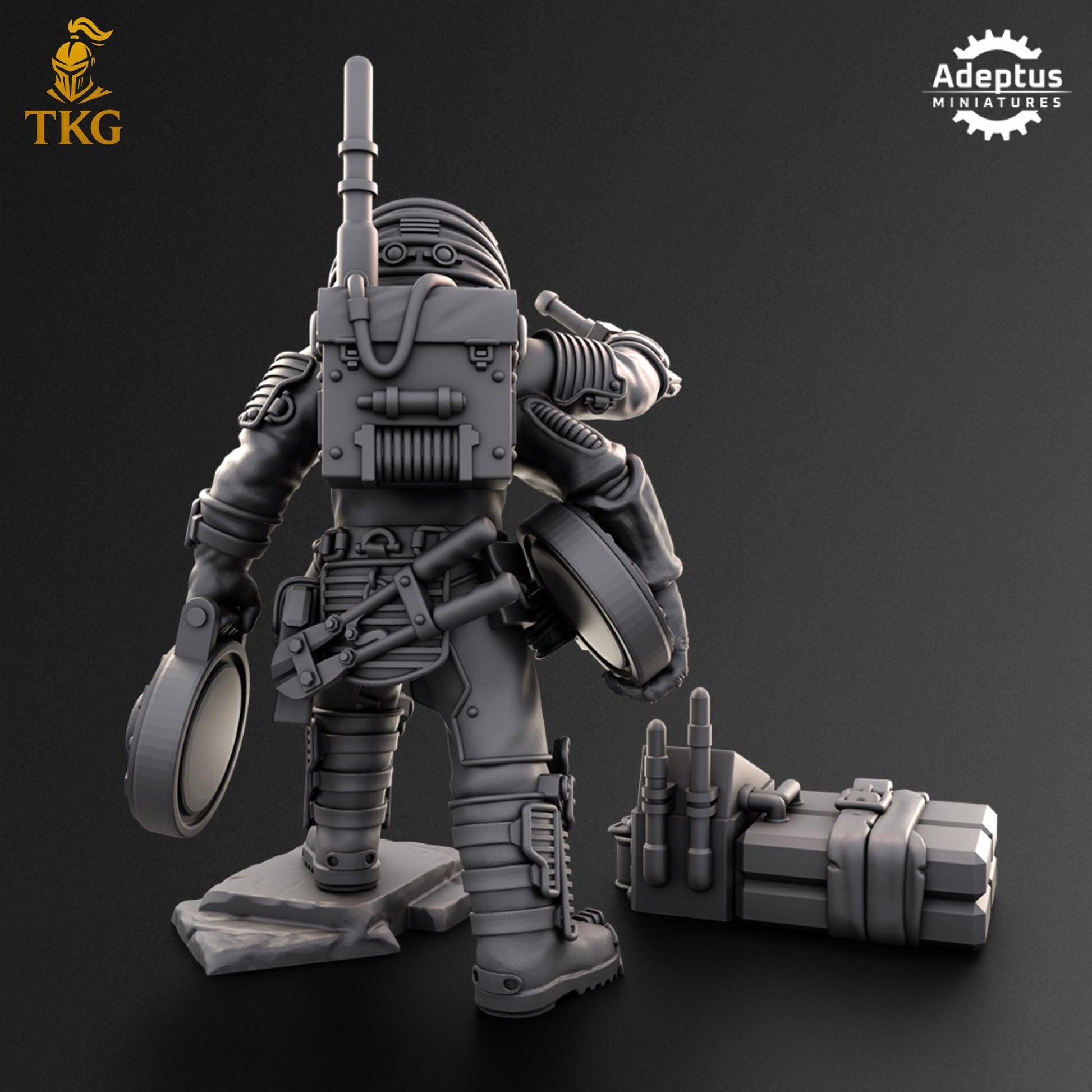 Breach Sapper - The Hiveborne by Adeptus Miniatures | 3D printed Tabletop Miniatures