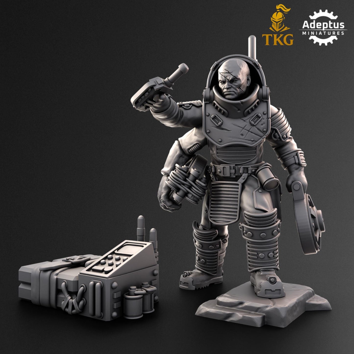 Breach Sapper - The Hiveborne by Adeptus Miniatures | 3D printed Tabletop Miniatures