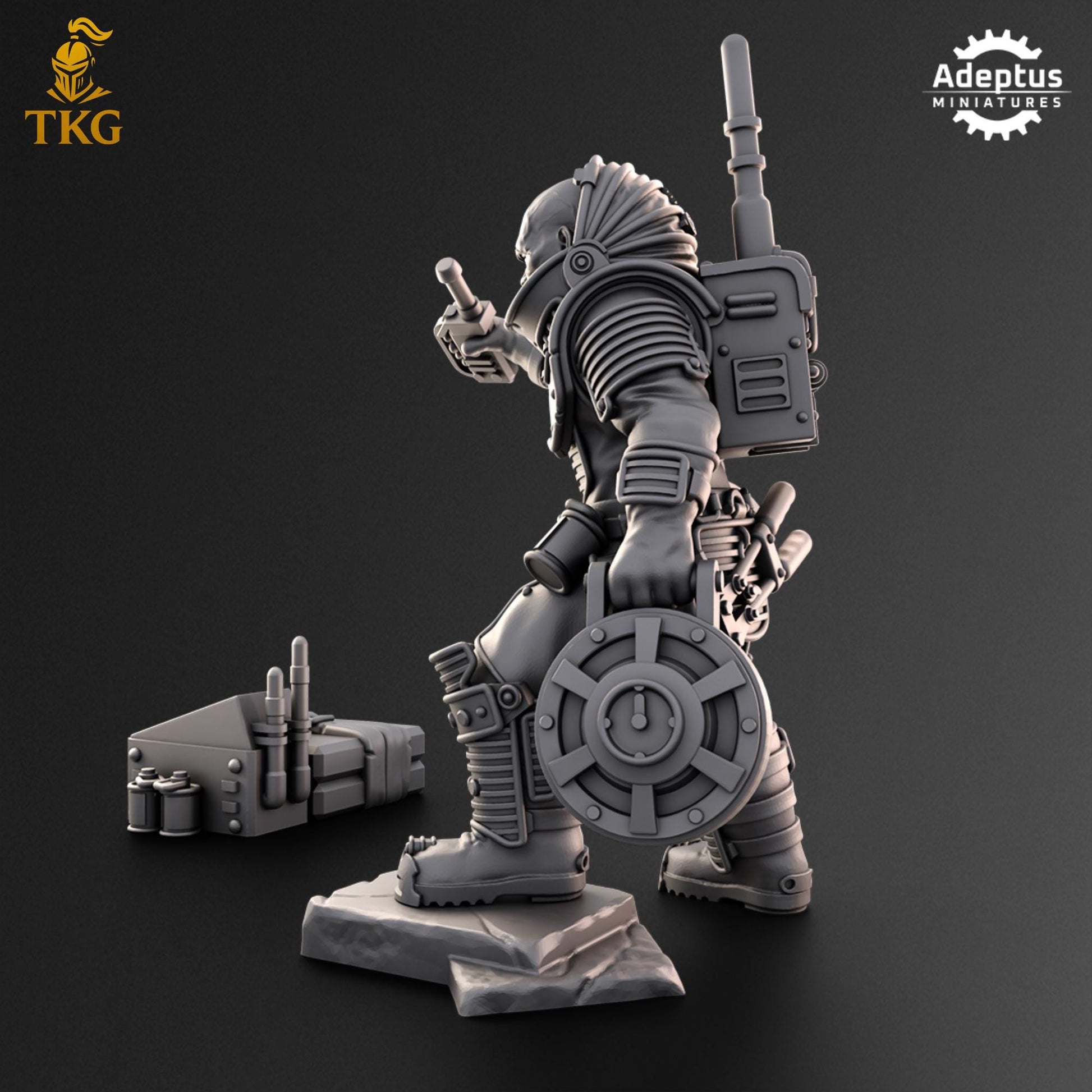 Breach Sapper - The Hiveborne by Adeptus Miniatures | 3D printed Tabletop Miniatures