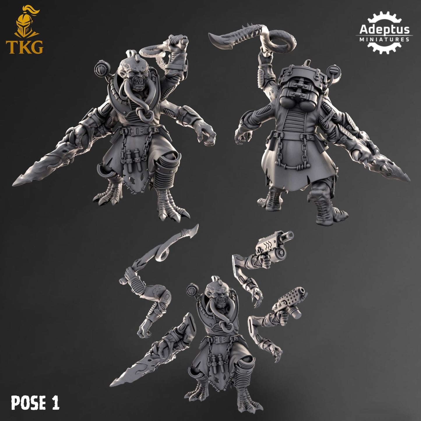 Metahybrid Strain - The Hiveborne by Adeptus Miniatures | 3D printed Tabletop Miniatures