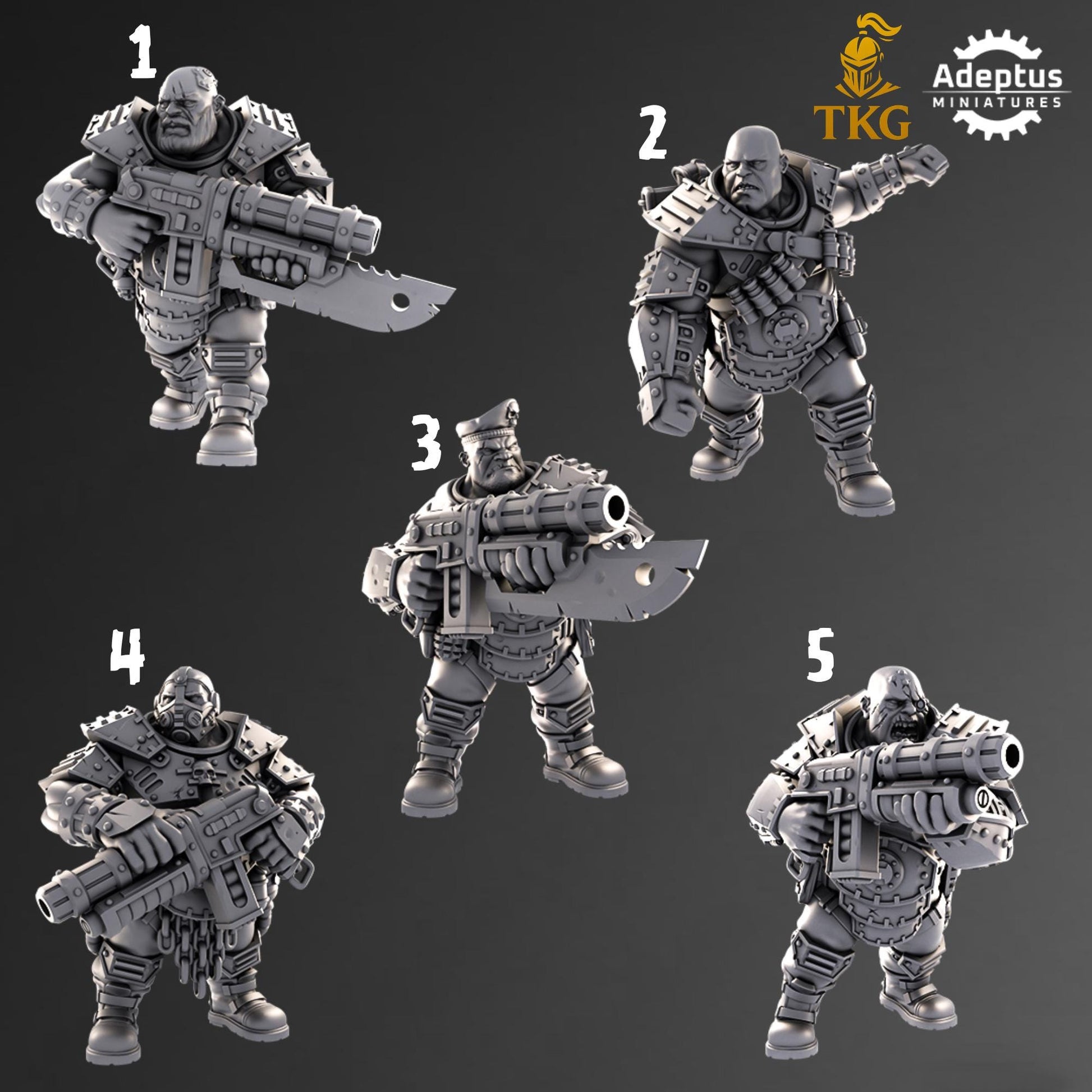 Breach Brutes by Adeptus Miniatures | 3D printed Tabletop Miniatures