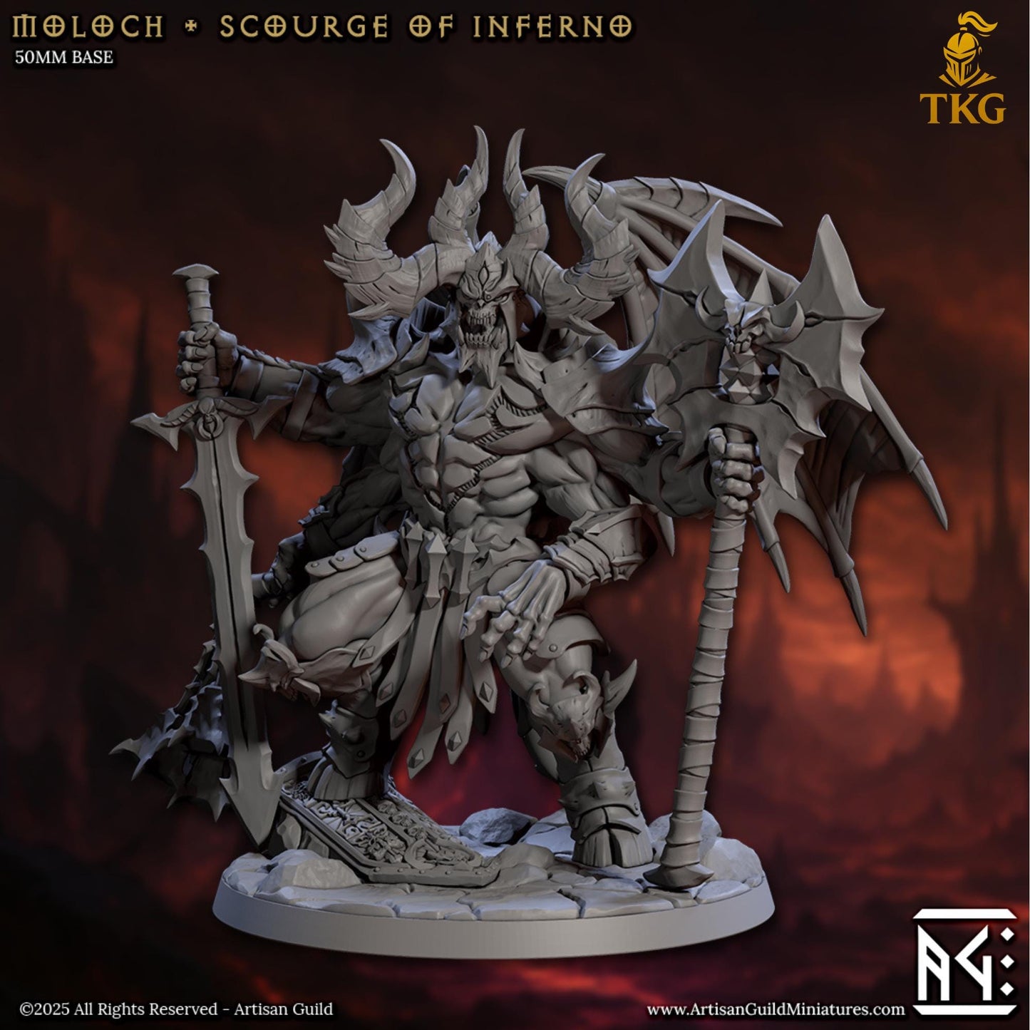 The Infernal Legion by Artisan Guild | 3D Printed Miniatures | Fantasy Models
