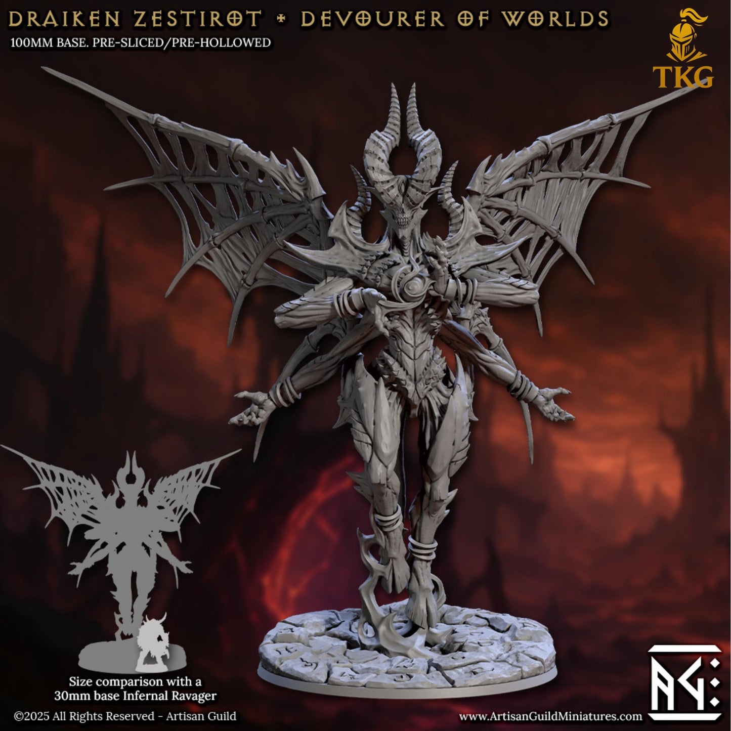 The Infernal Legion by Artisan Guild | 3D Printed Miniatures | Fantasy Models