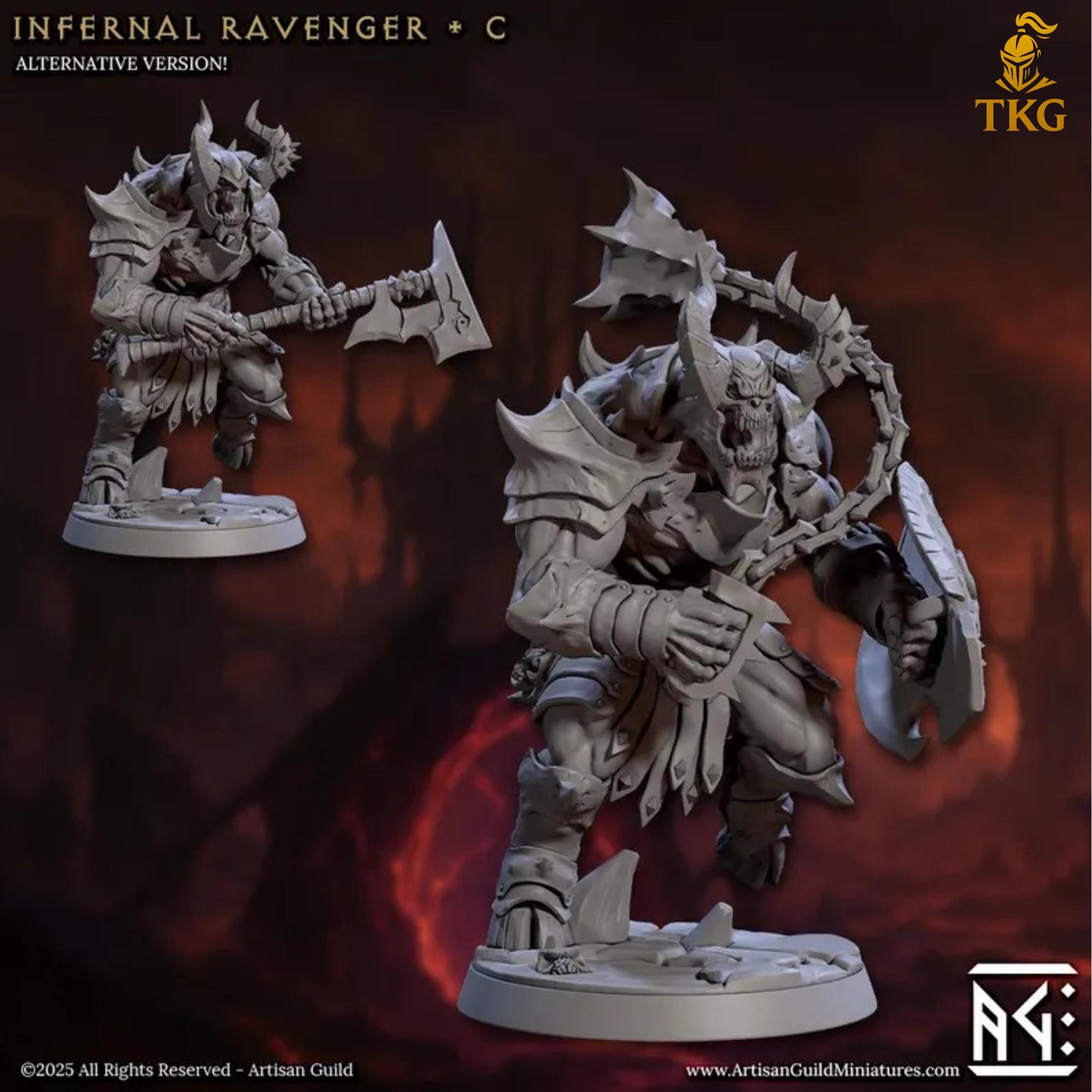 The Infernal Legion by Artisan Guild | 3D Printed Miniatures | Fantasy Models