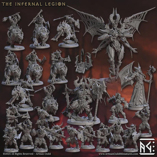The Infernal Legion by Artisan Guild | 3D Printed Miniatures | Fantasy Models