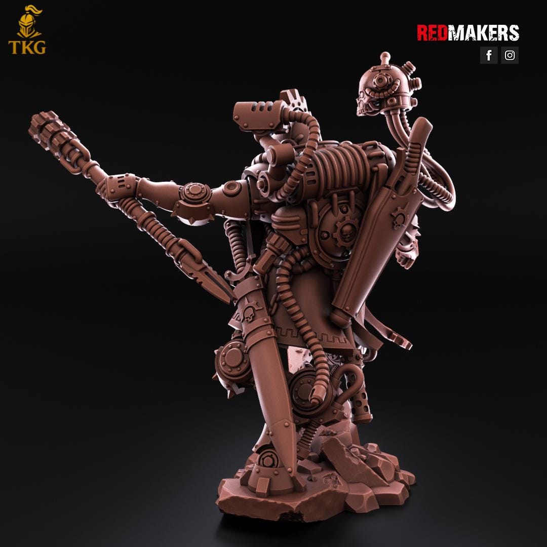 Omniforge Tech Marshal by RedMakers | 3D Printed Tabletop Miniatures