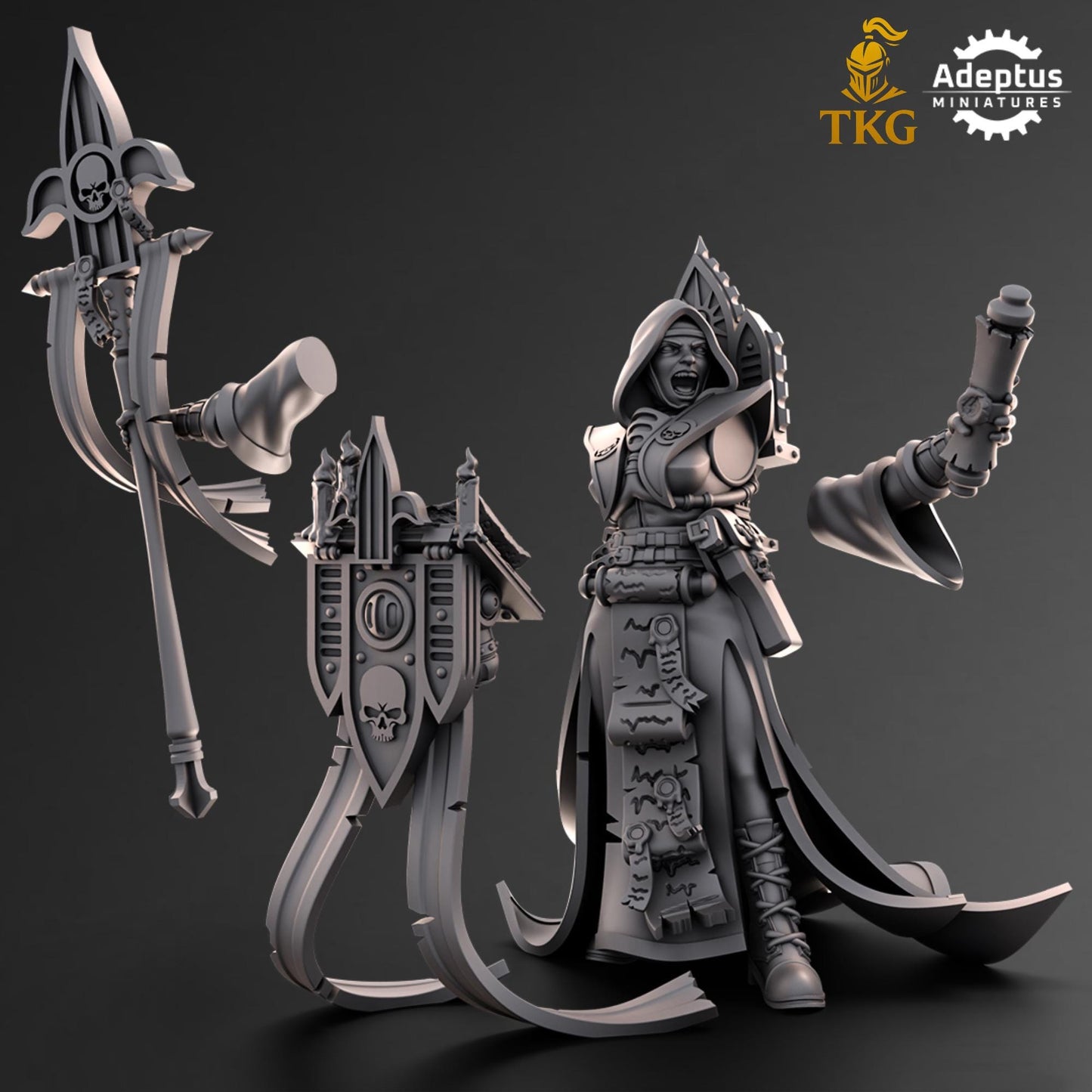 Sanctum Orator by Adeptus Miniatures | 3D printed Tabletop Miniatures