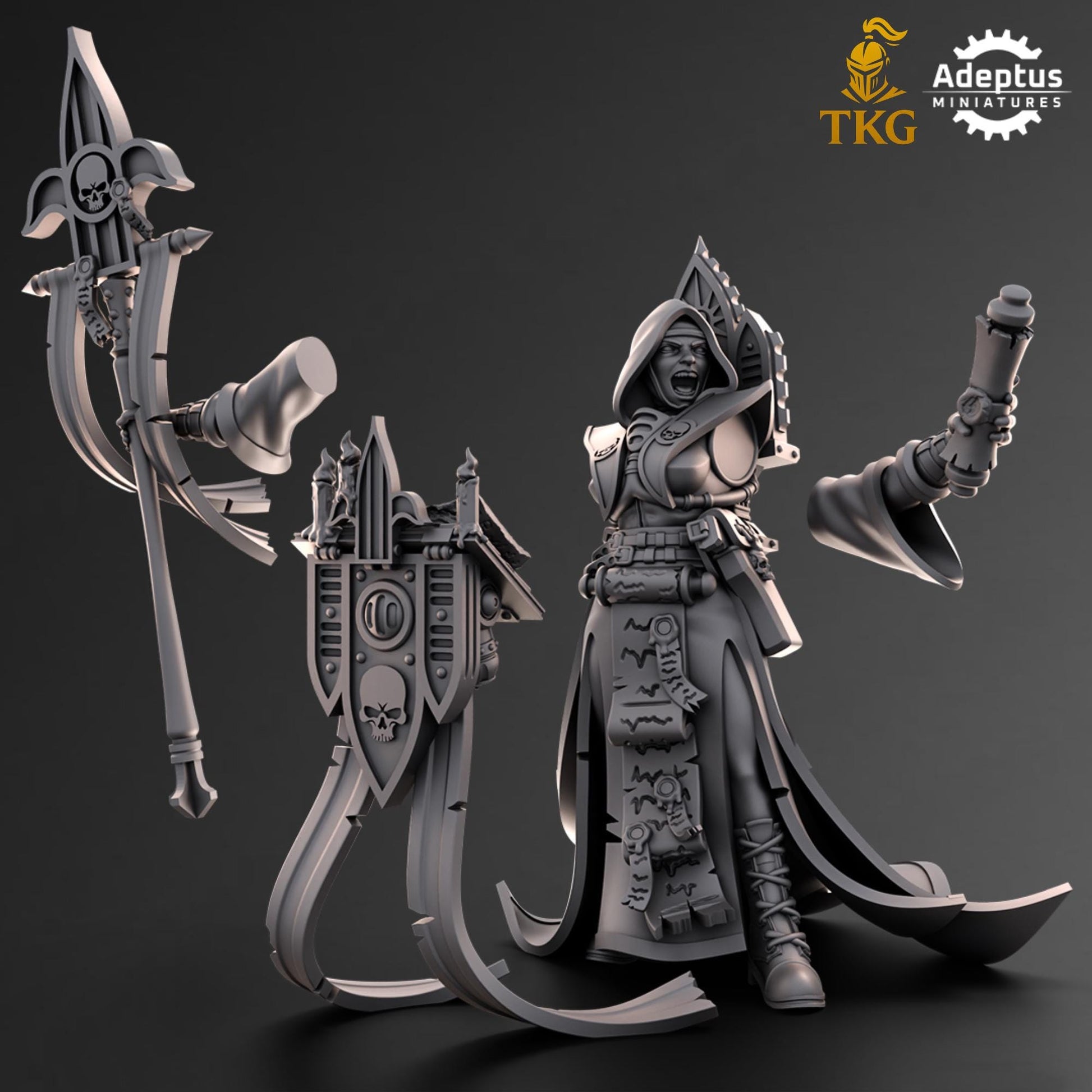 Sanctum Orator by Adeptus Miniatures | 3D printed Tabletop Miniatures