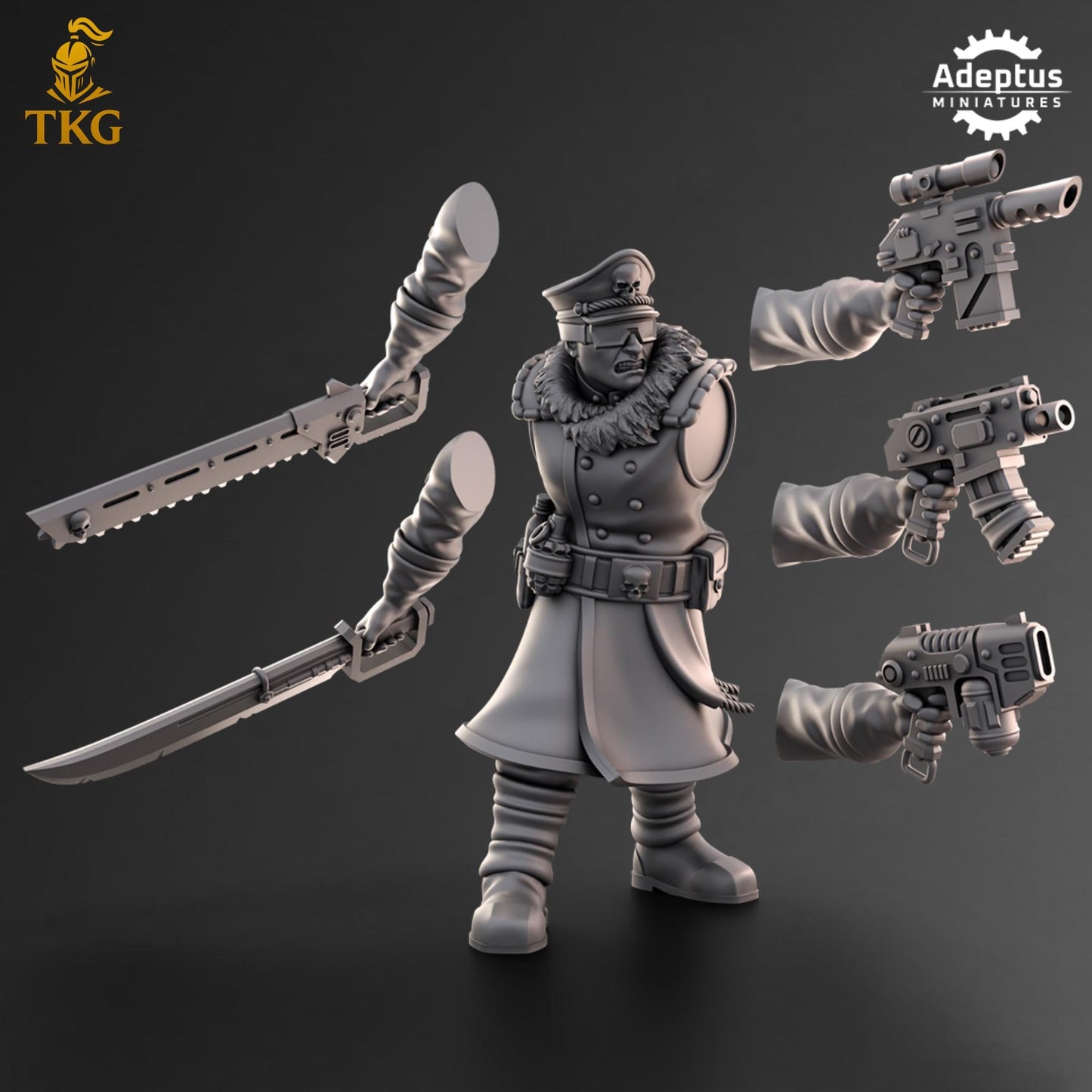 Field Marshal by Adeptus Miniatures | 3D printed Tabletop Miniatures