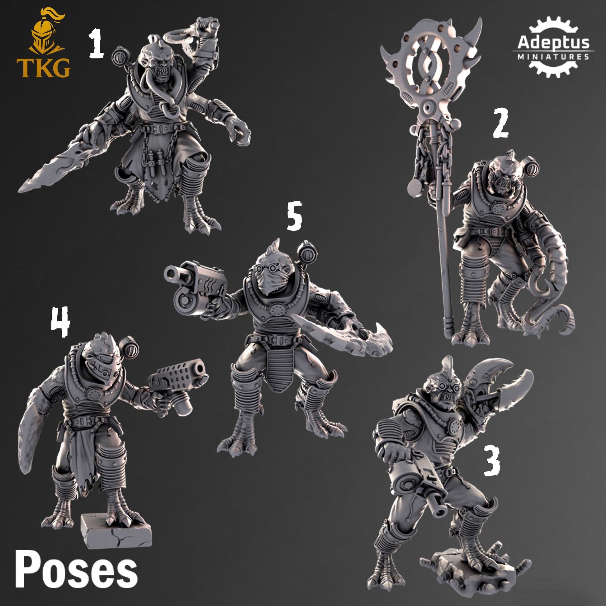 Metahybrid Strain - The Hiveborne by Adeptus Miniatures | 3D printed Tabletop Miniatures