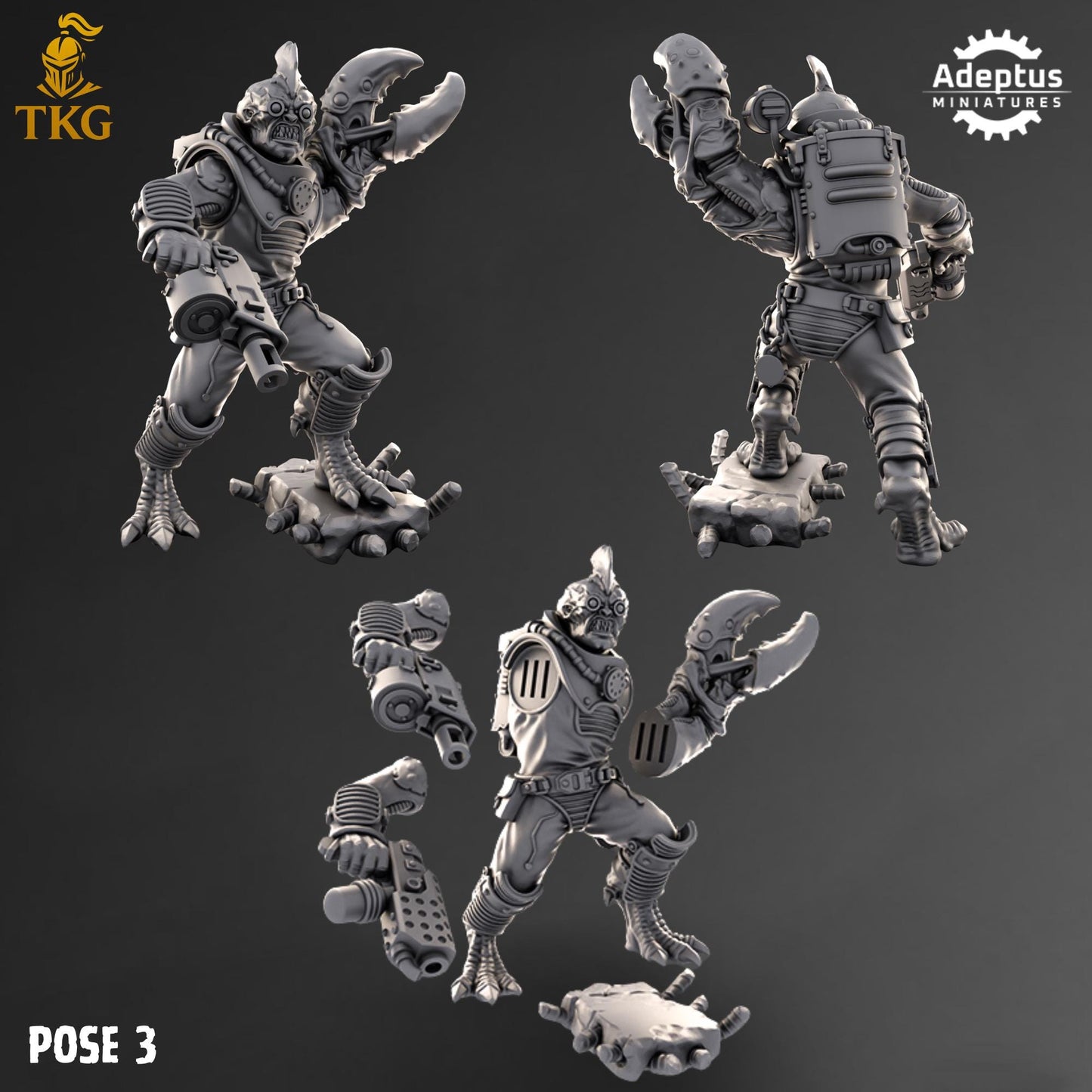 Metahybrid Strain - The Hiveborne by Adeptus Miniatures | 3D printed Tabletop Miniatures