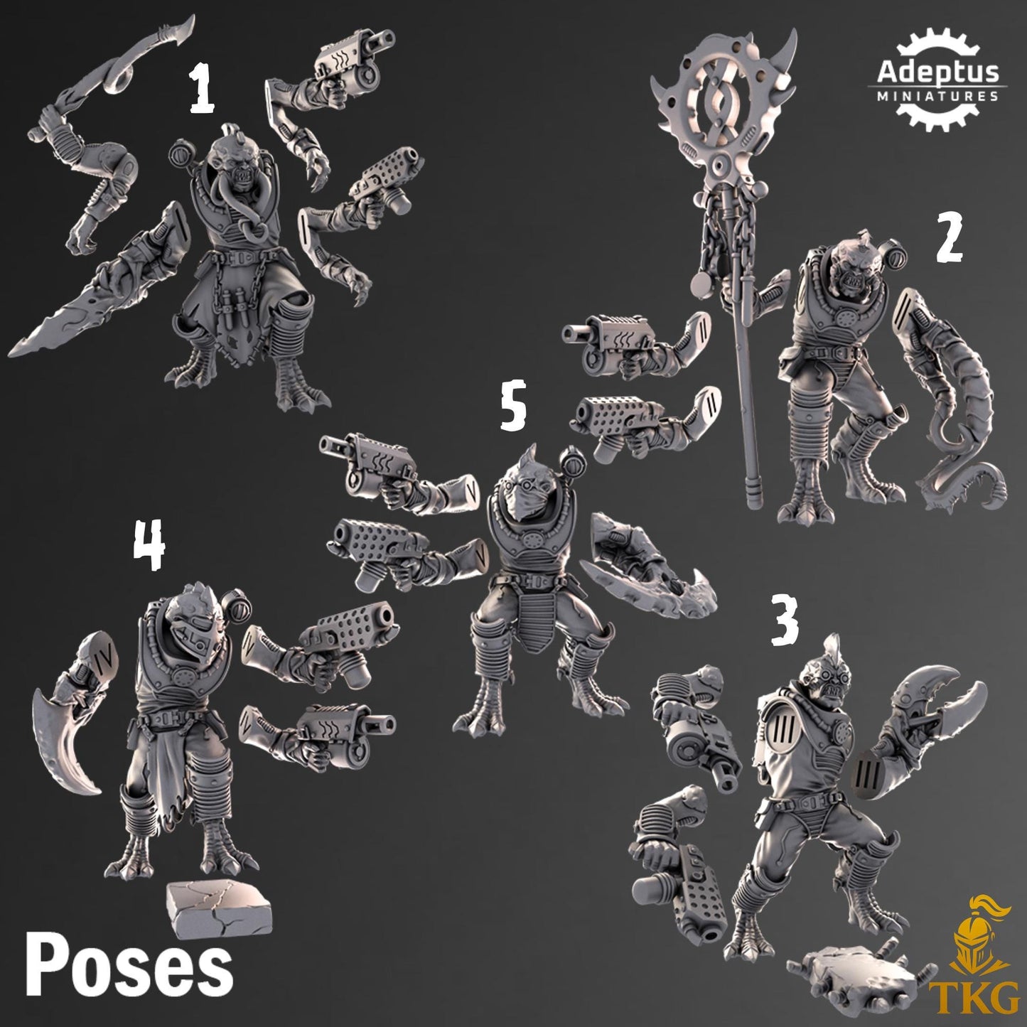 Metahybrid Strain - The Hiveborne by Adeptus Miniatures | 3D printed Tabletop Miniatures