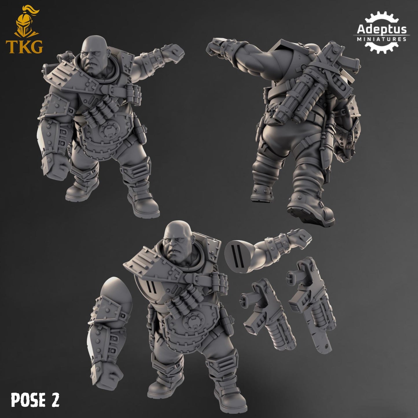 Breach Brutes by Adeptus Miniatures | 3D printed Tabletop Miniatures