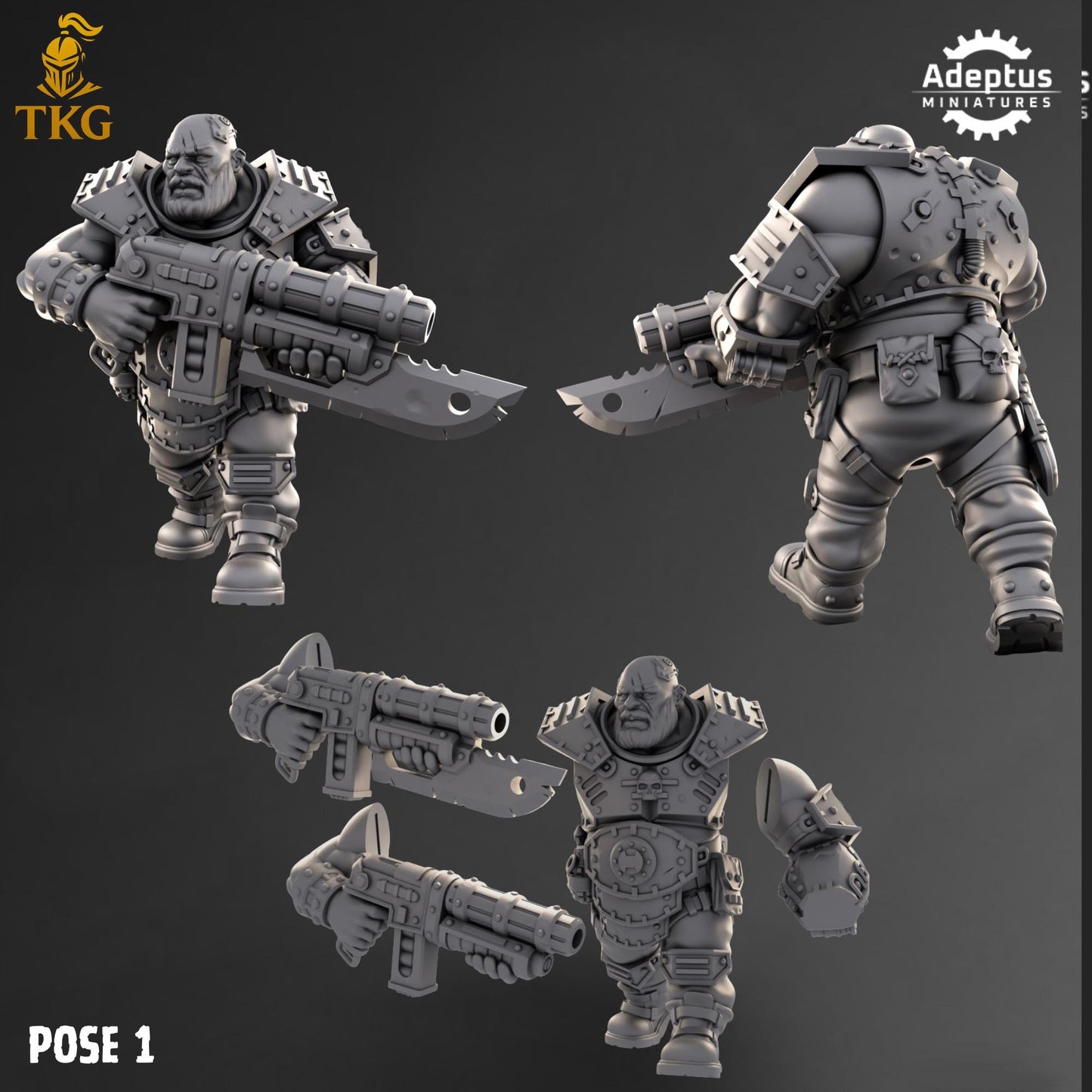 Breach Brutes by Adeptus Miniatures | 3D printed Tabletop Miniatures
