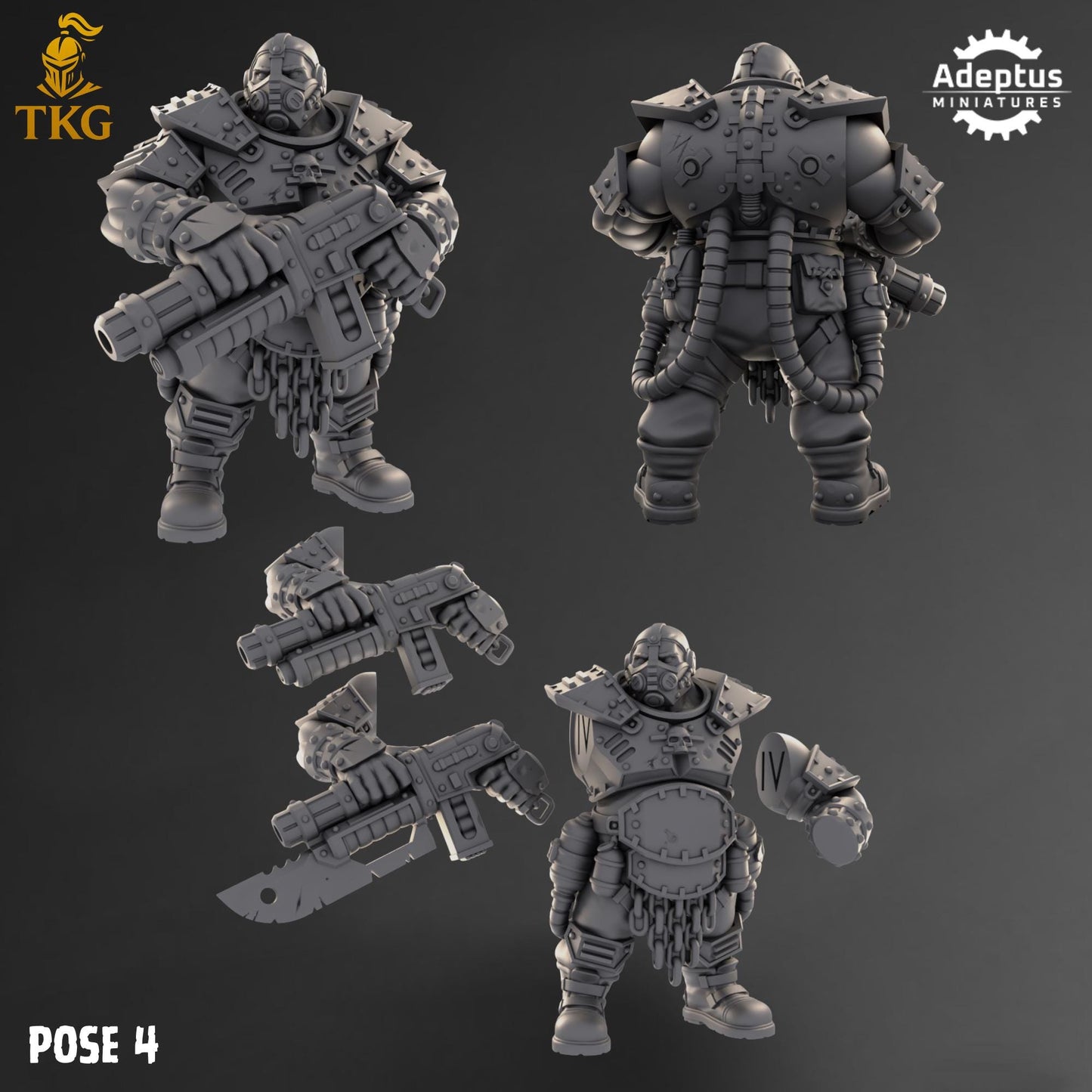 Breach Brutes by Adeptus Miniatures | 3D printed Tabletop Miniatures