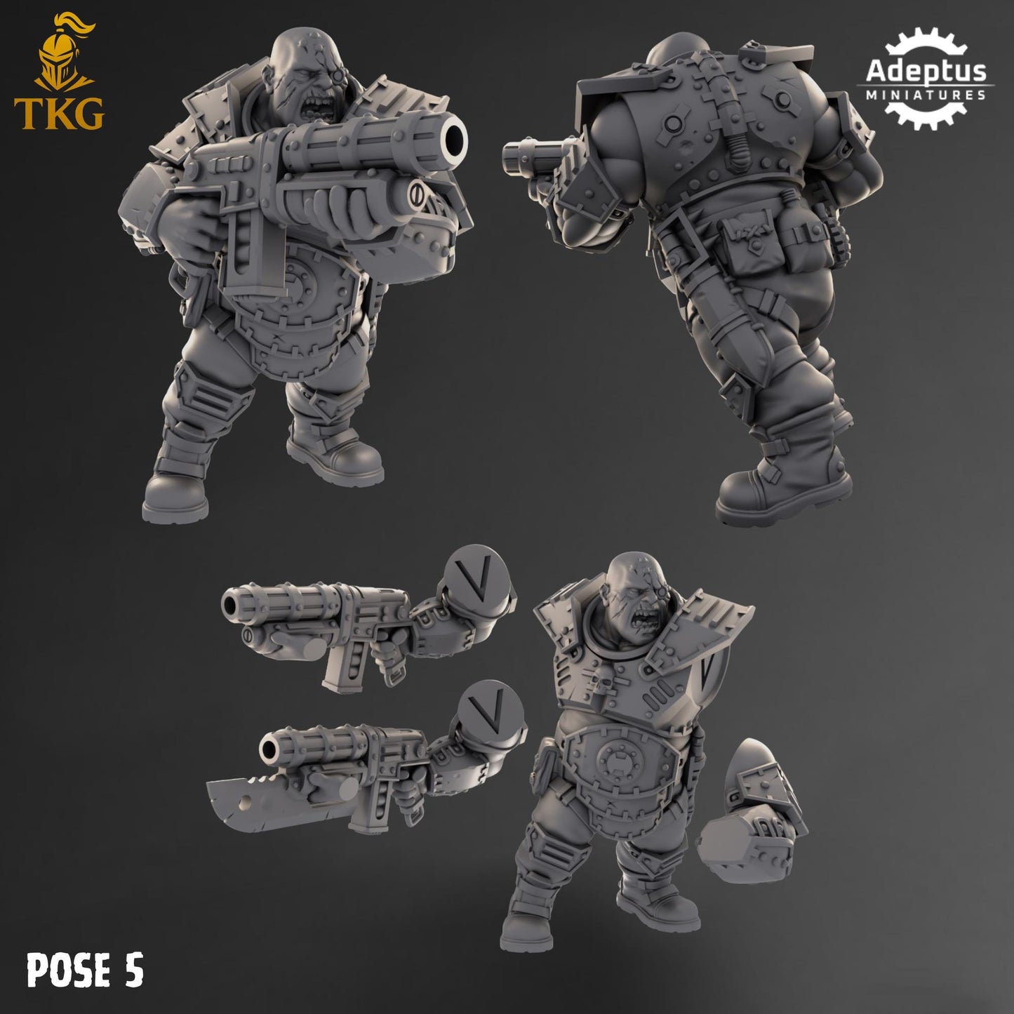 Breach Brutes by Adeptus Miniatures | 3D printed Tabletop Miniatures