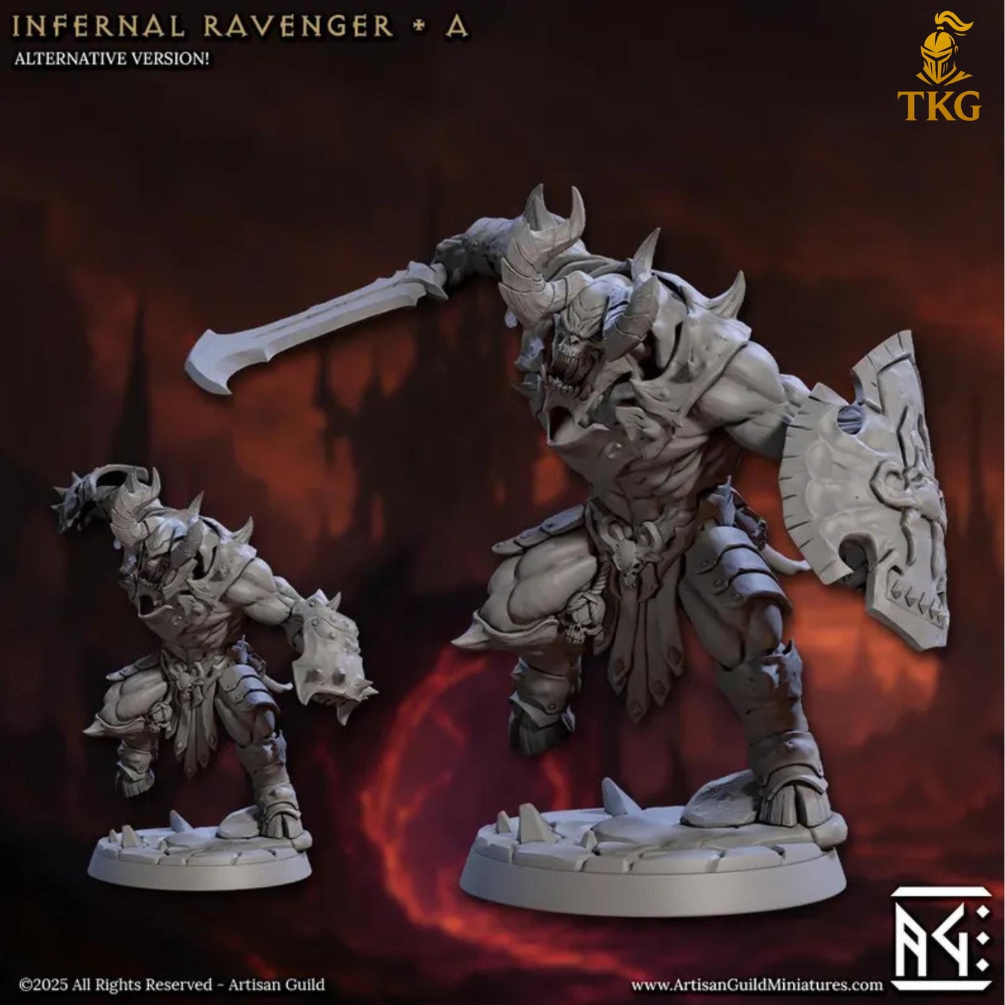 The Infernal Legion by Artisan Guild | 3D Printed Miniatures | Fantasy Models