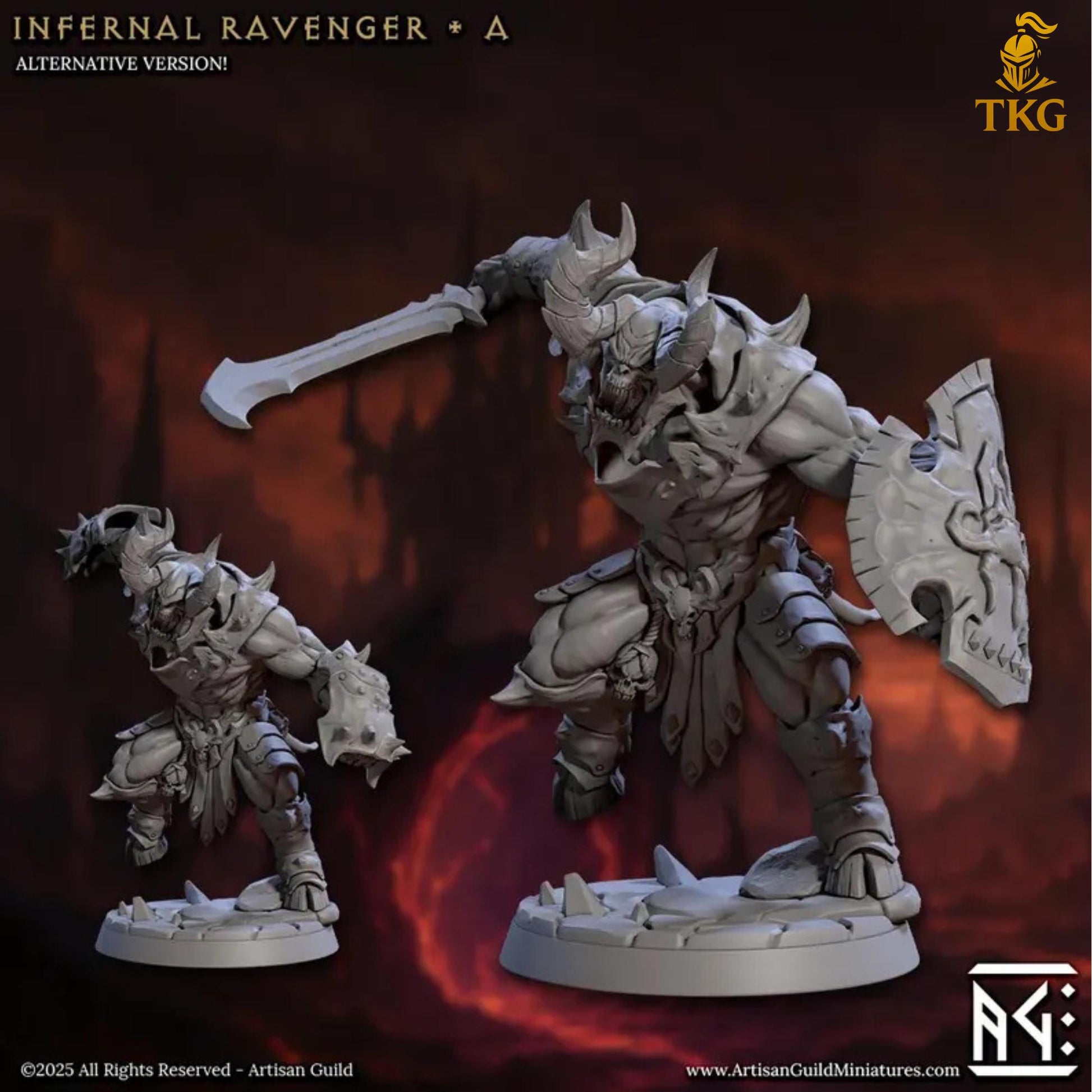 The Infernal Legion by Artisan Guild | 3D Printed Miniatures | Fantasy Models