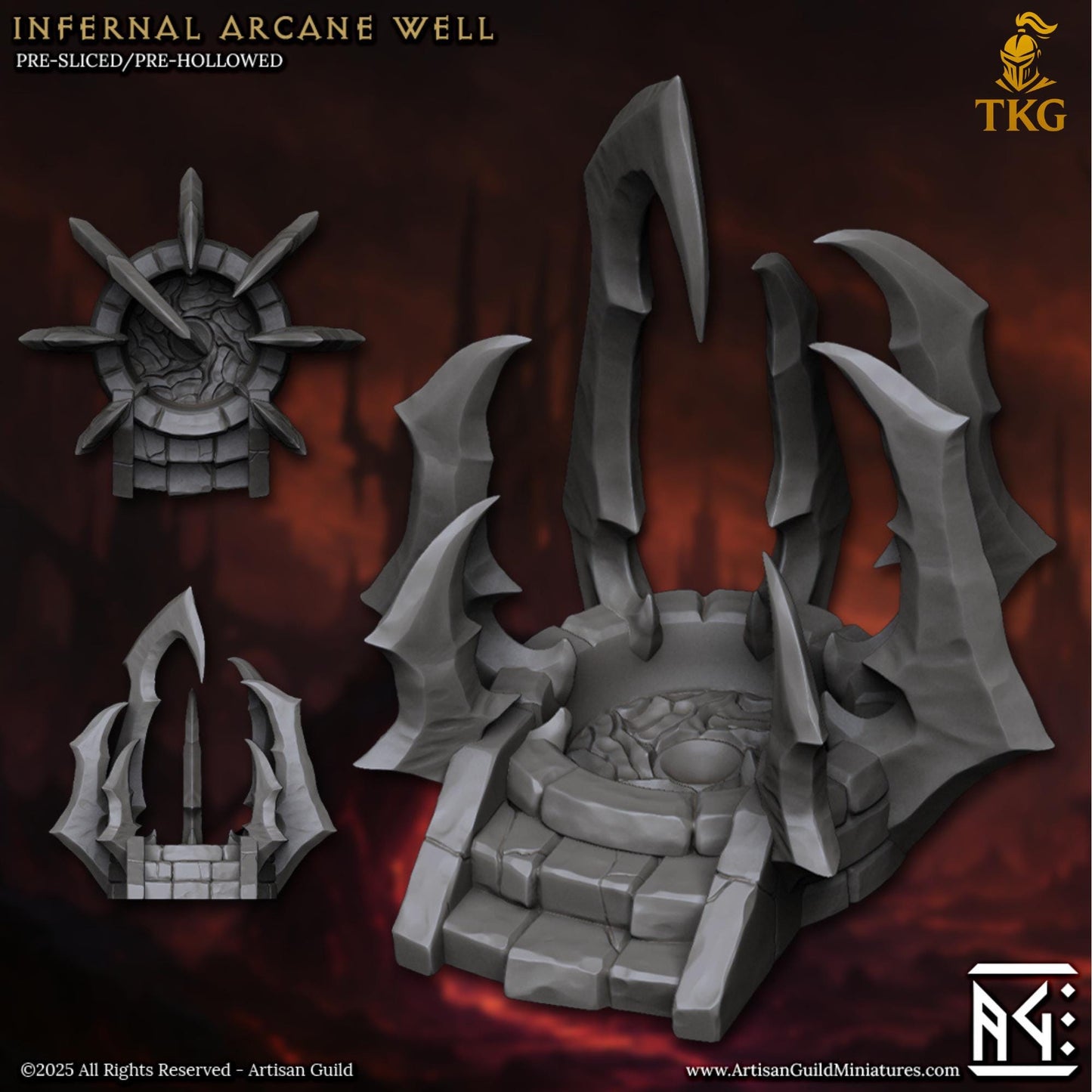 The Infernal Legion by Artisan Guild | 3D Printed Miniatures | Fantasy Models
