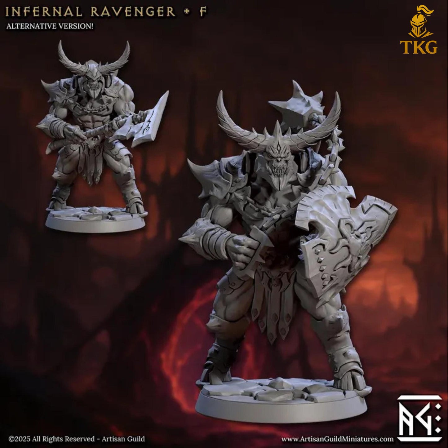 The Infernal Legion by Artisan Guild | 3D Printed Miniatures | Fantasy Models