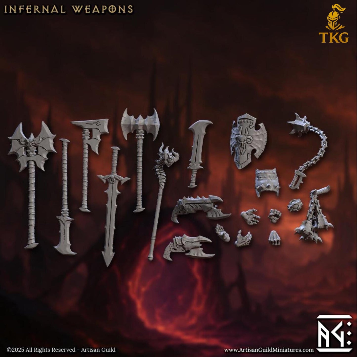 The Infernal Legion by Artisan Guild | 3D Printed Miniatures | Fantasy Models