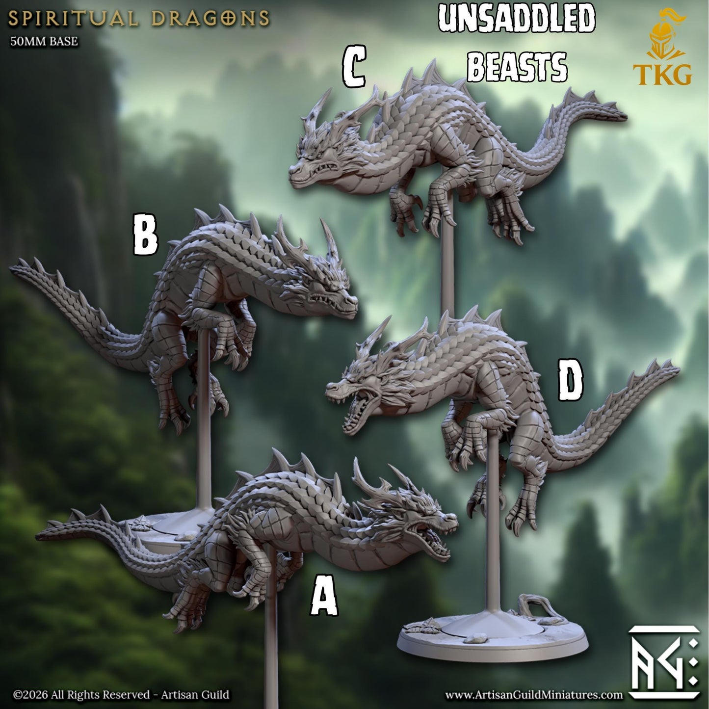 Legend of the Vanara Monks by Artisan Guild | 3D Printed Miniatures | Fantasy Models