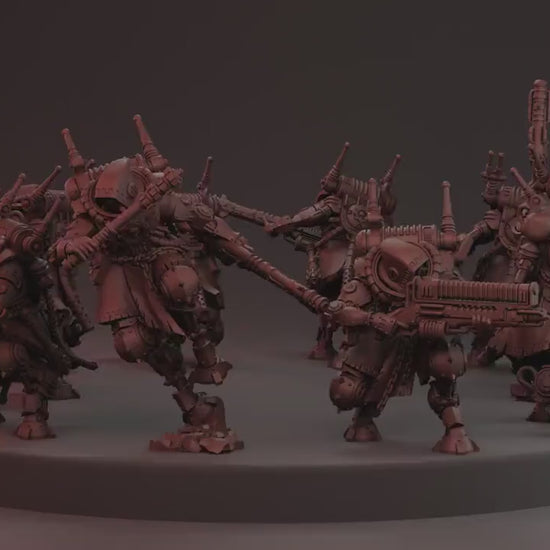 Omniforge Tech Rangers by RedMakers | 3D Printed Tabletop Miniatures