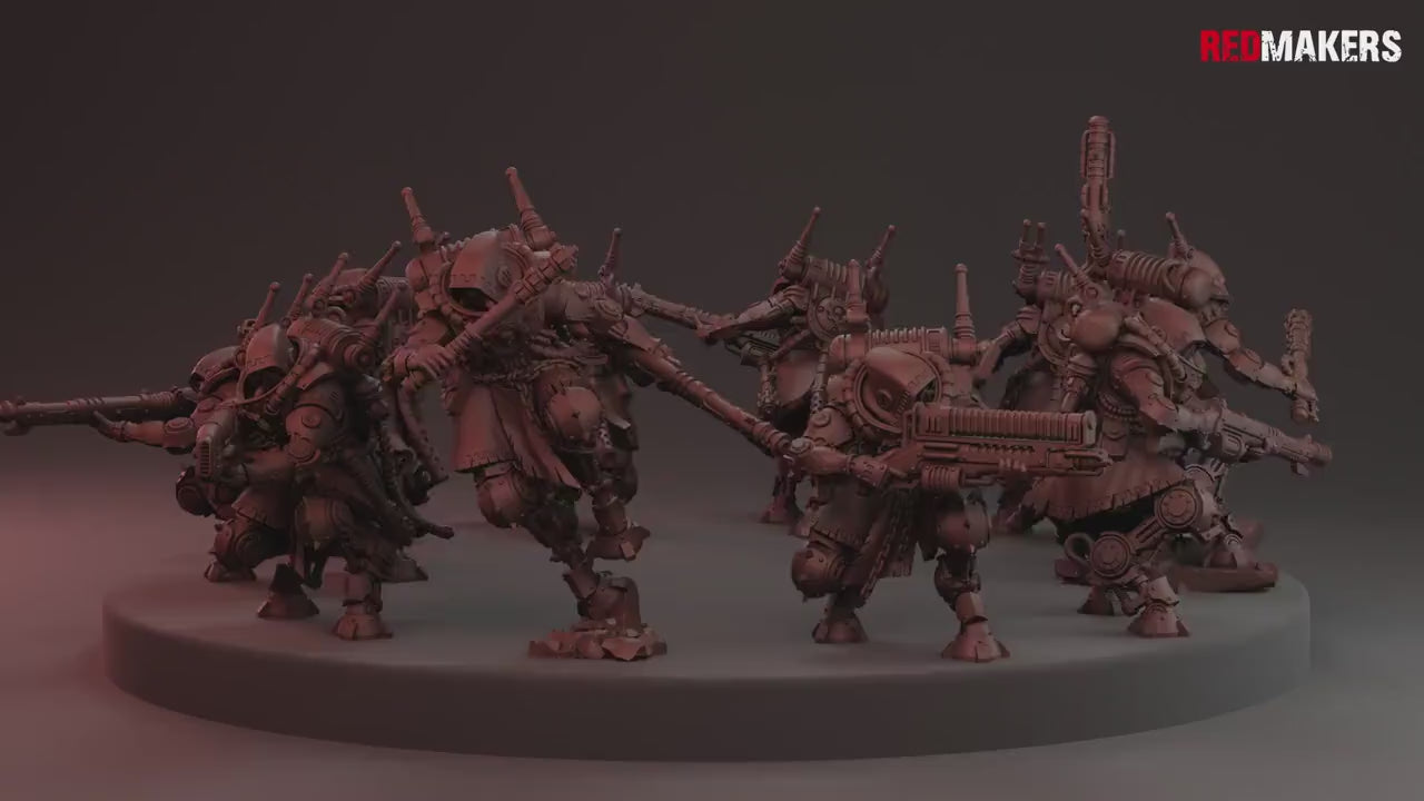 Omniforge Tech Rangers by RedMakers | 3D Printed Tabletop Miniatures