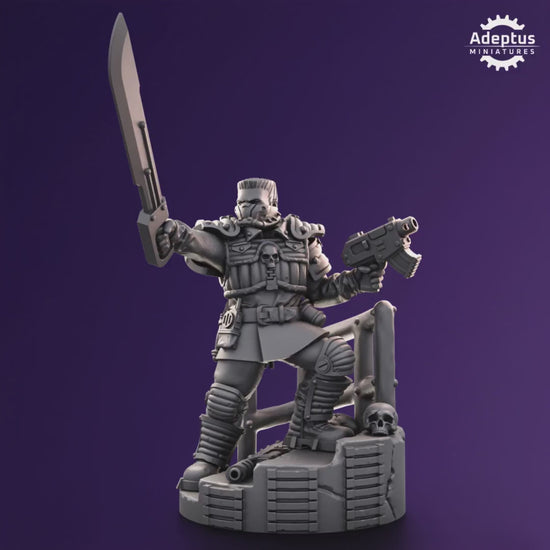 Stormsworn Troops Commander by Adeptus Miniatures | 3D printed Tabletop Miniatures