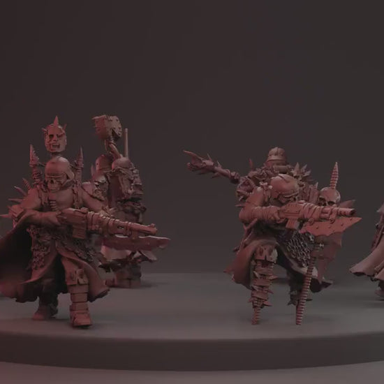 Renegade Death Division - Command Squad by Red Makers | 3D printed Tabletop Miniatures