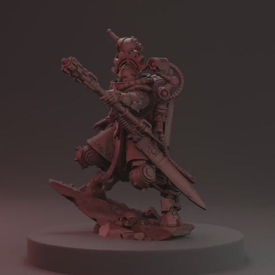 Omniforge Tech Marshal by RedMakers | 3D Printed Tabletop Miniatures