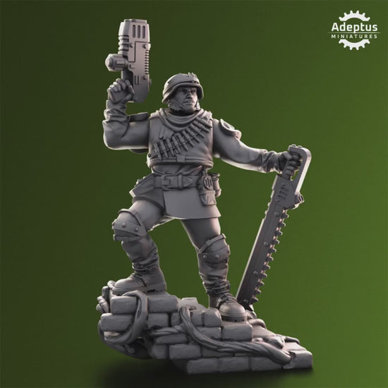 Shellcord Troopers Commander by Adeptus Miniatures | 3D printed Tabletop Miniatures