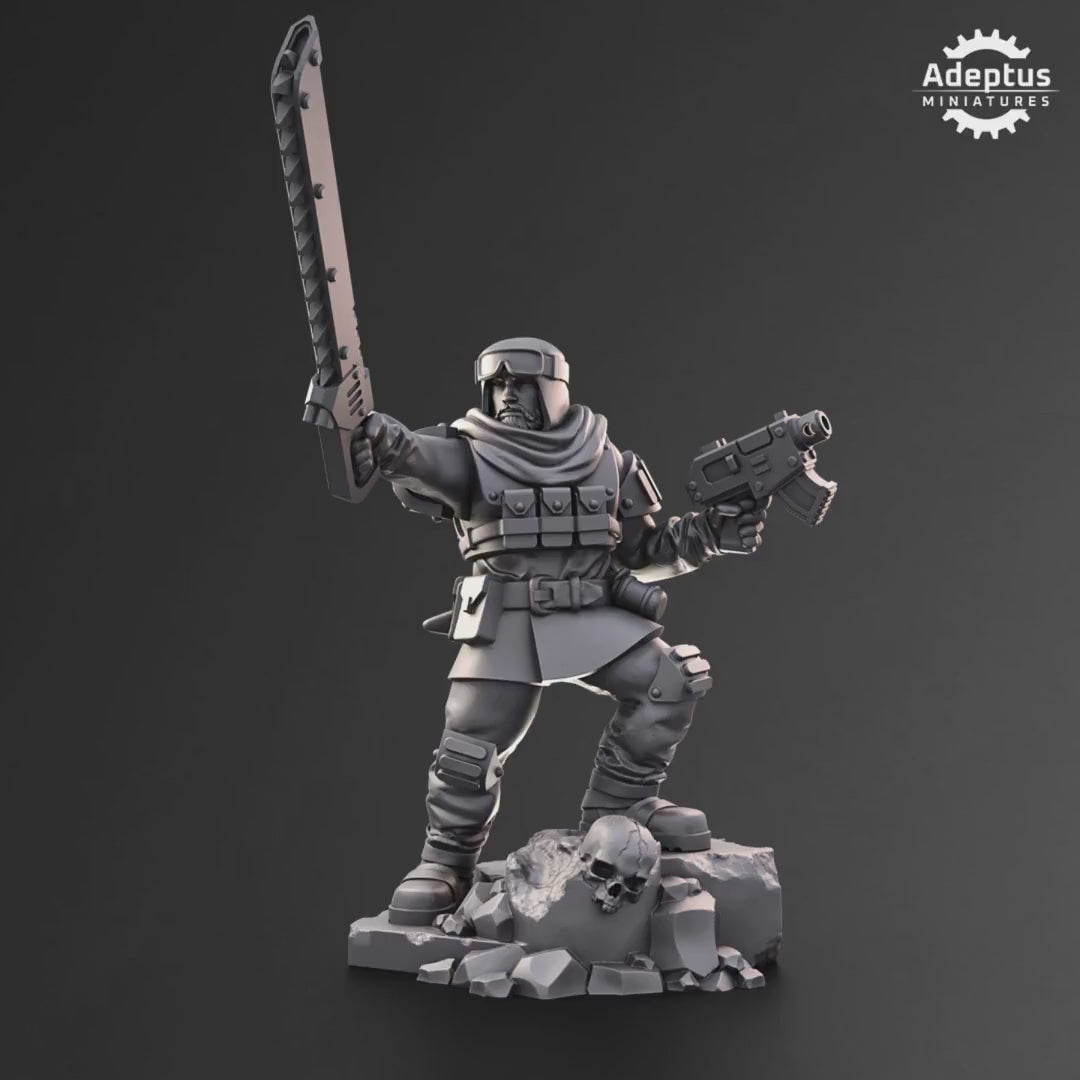 Khaleeth Regiment Commander by Adeptus Miniatures | 3D printed Tabletop Miniatures