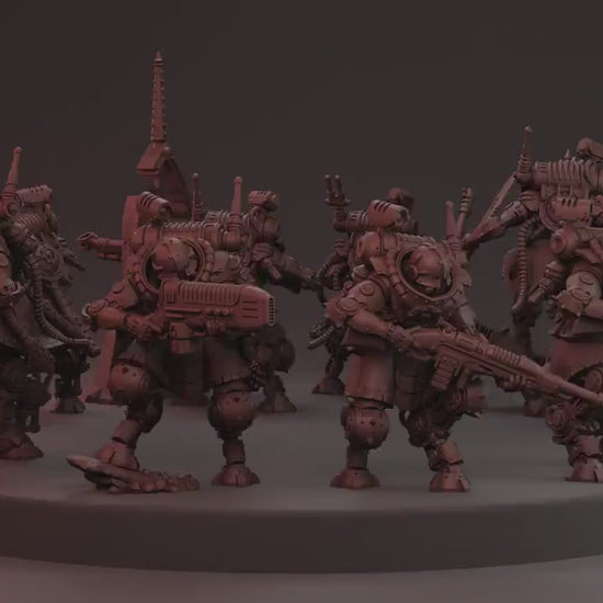 Omniforge Tech Guardians by RedMakers | 3D Printed Tabletop Miniatures